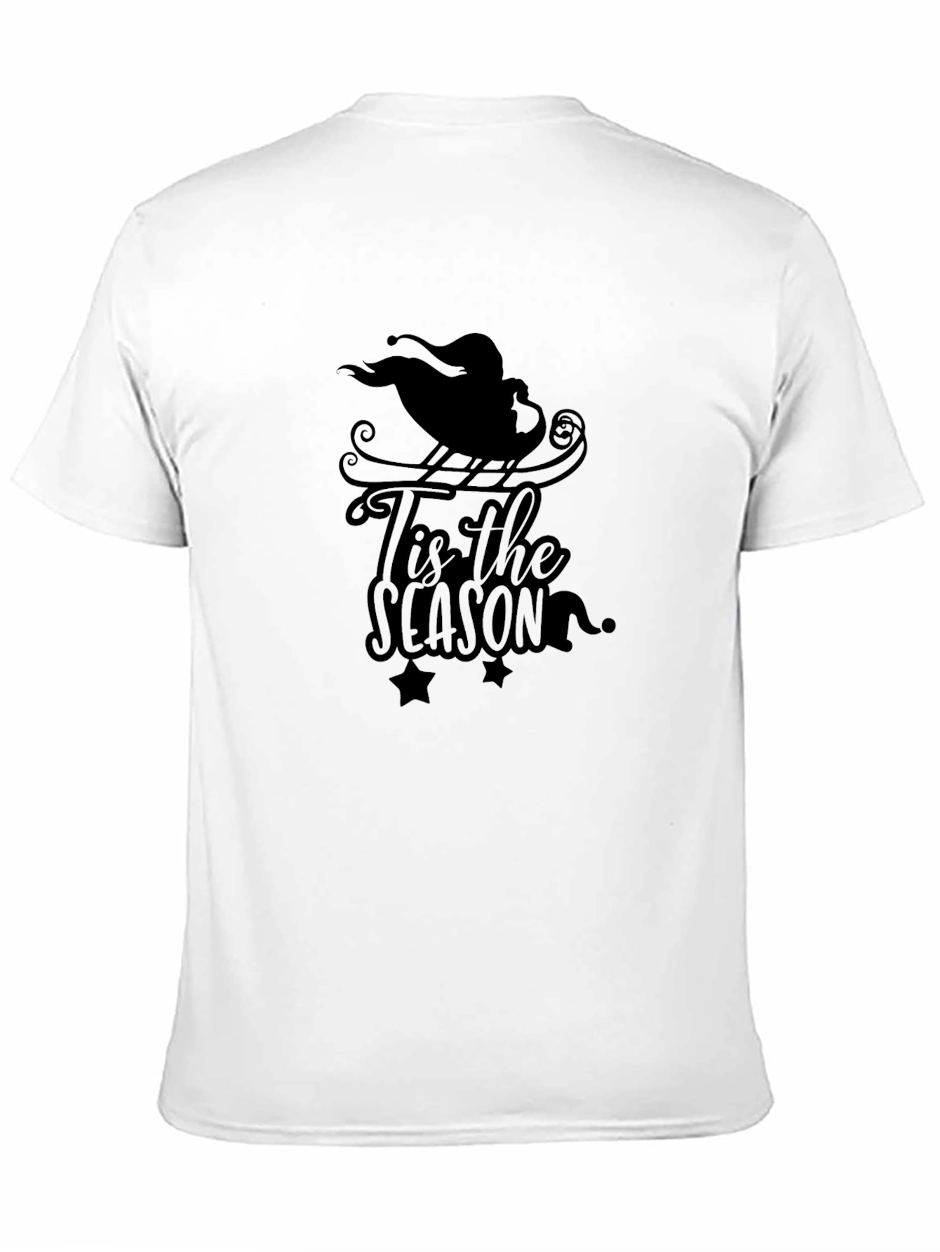 Tis The Season Black Graphic Tee