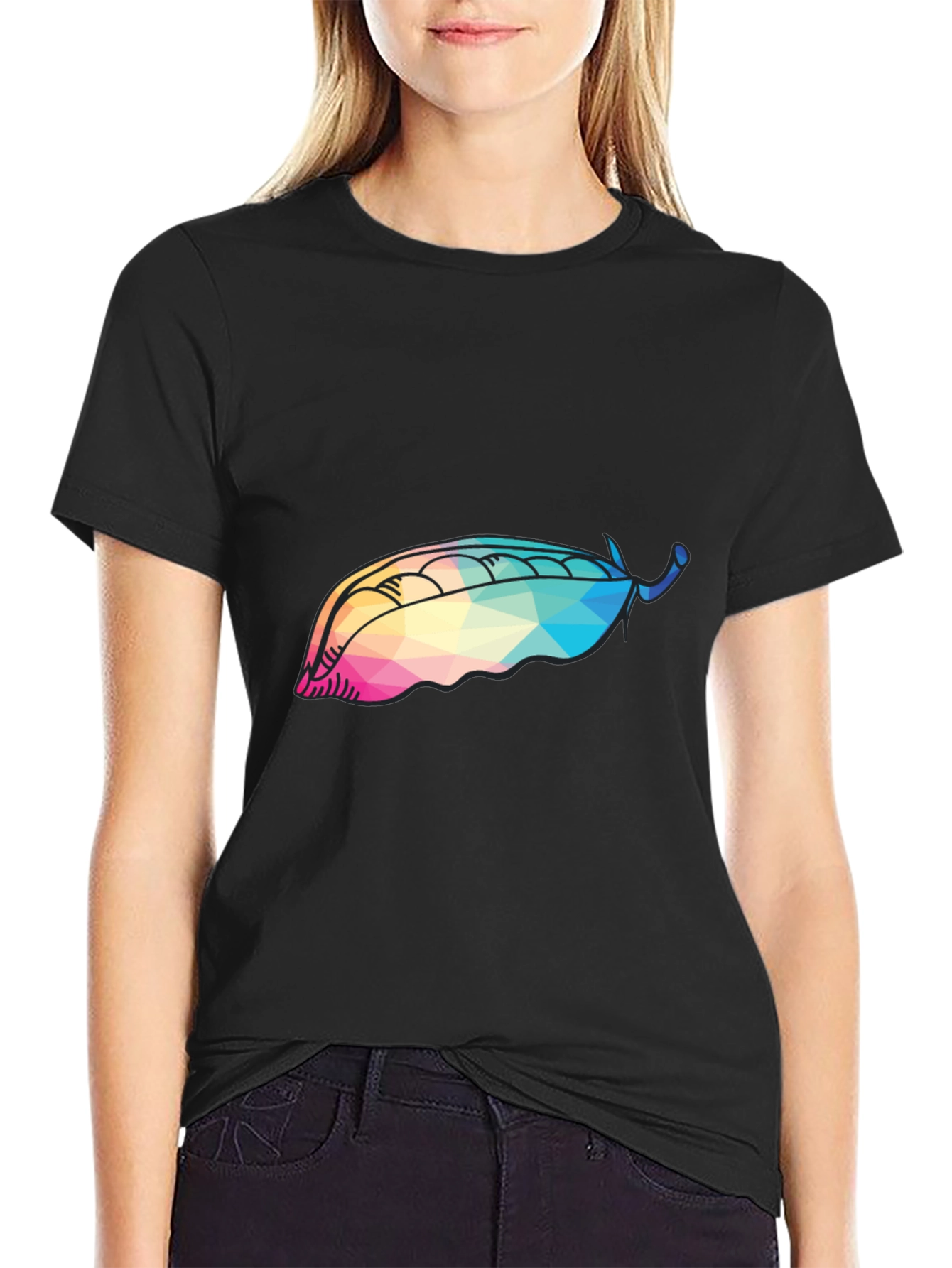 Abstract Pea Pod Graphic Tee