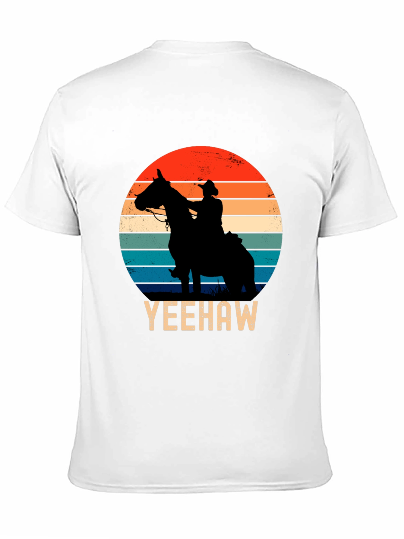 Yeehaw Cowboy Sunset Graphic Tee