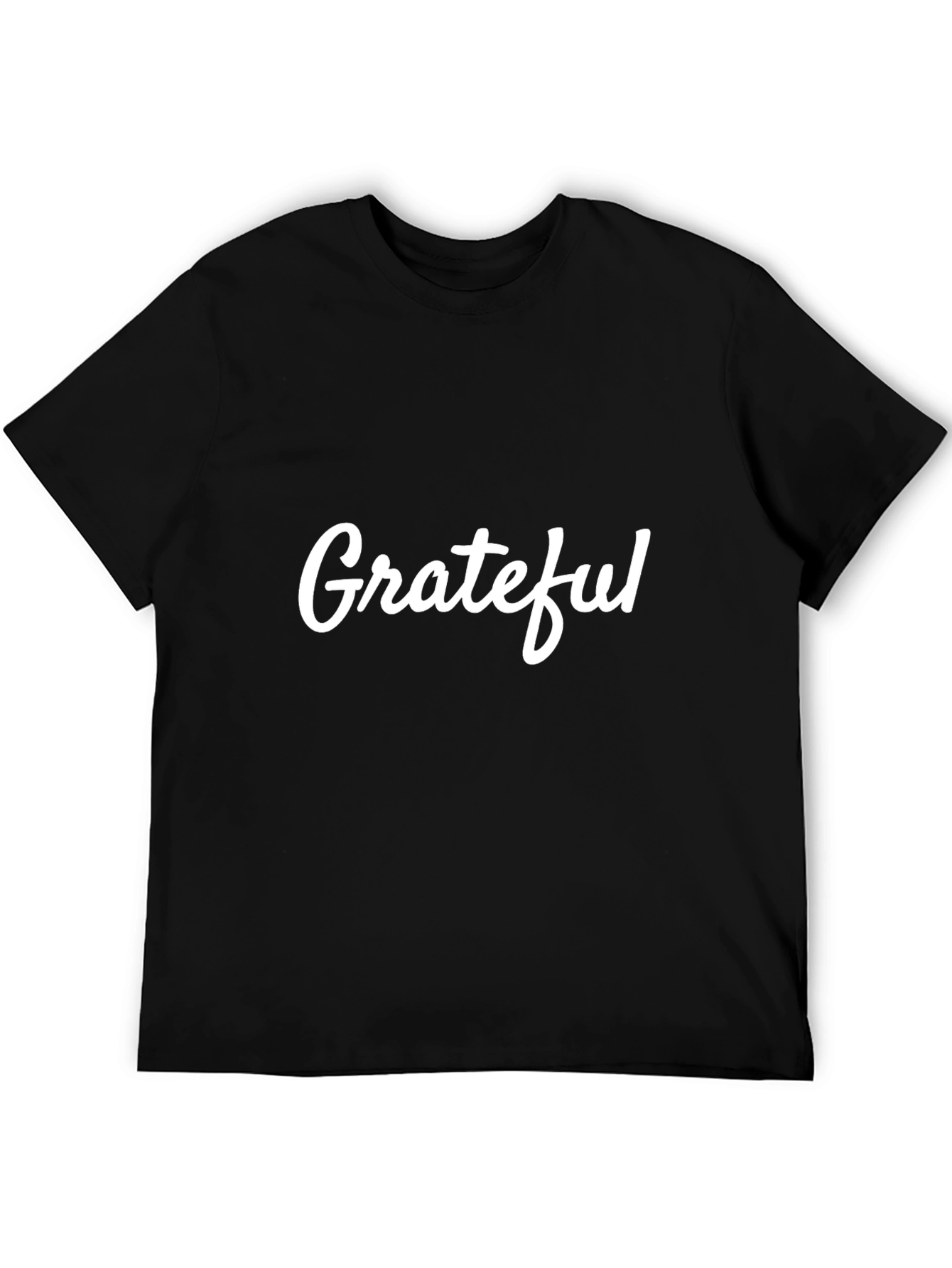 Grateful Black Tee - Soft & Stylish