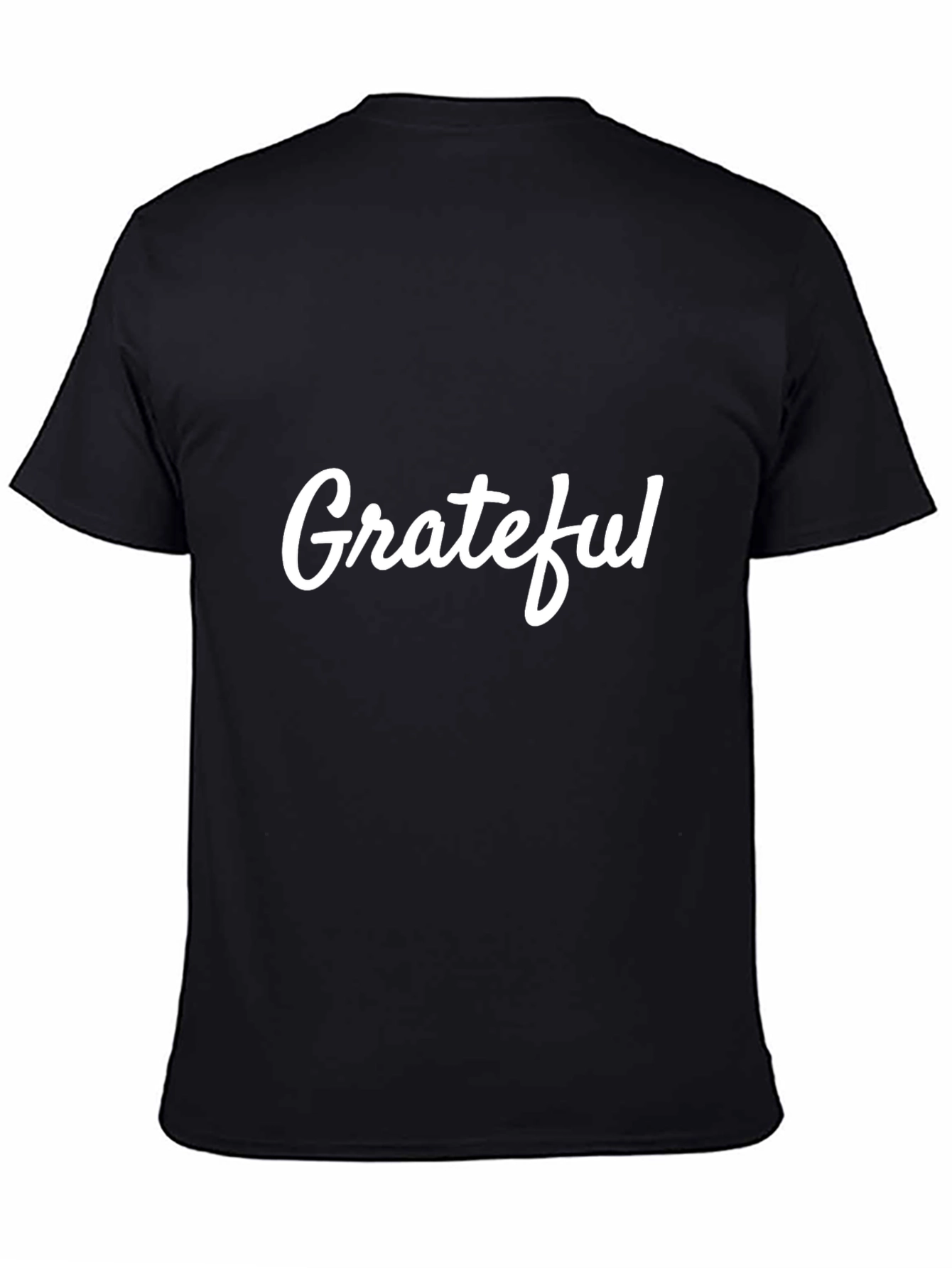 Grateful Black Tee - Soft & Stylish