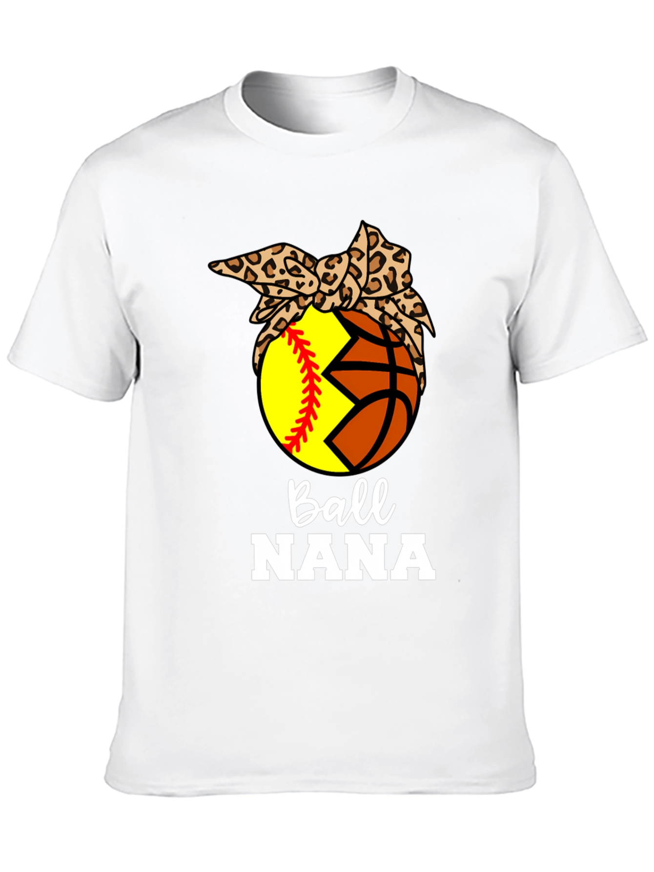 Ball Nana T-Shirt: Softball & Basketball Bandana Tee