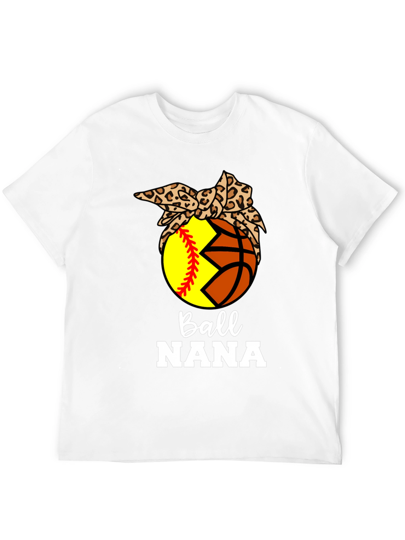 Ball Nana T-Shirt: Softball & Basketball Bandana Tee