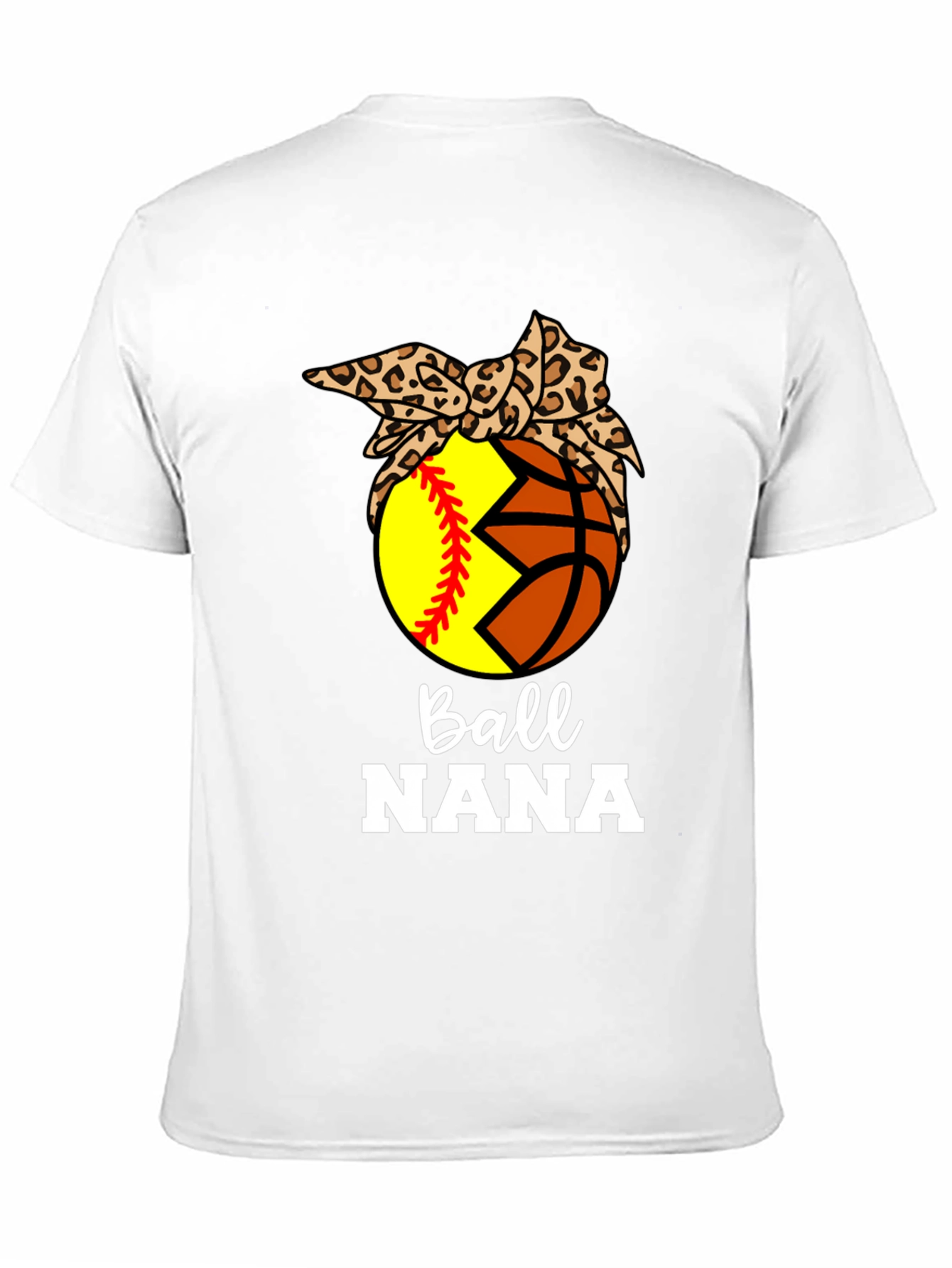 Ball Nana T-Shirt: Softball & Basketball Bandana Tee