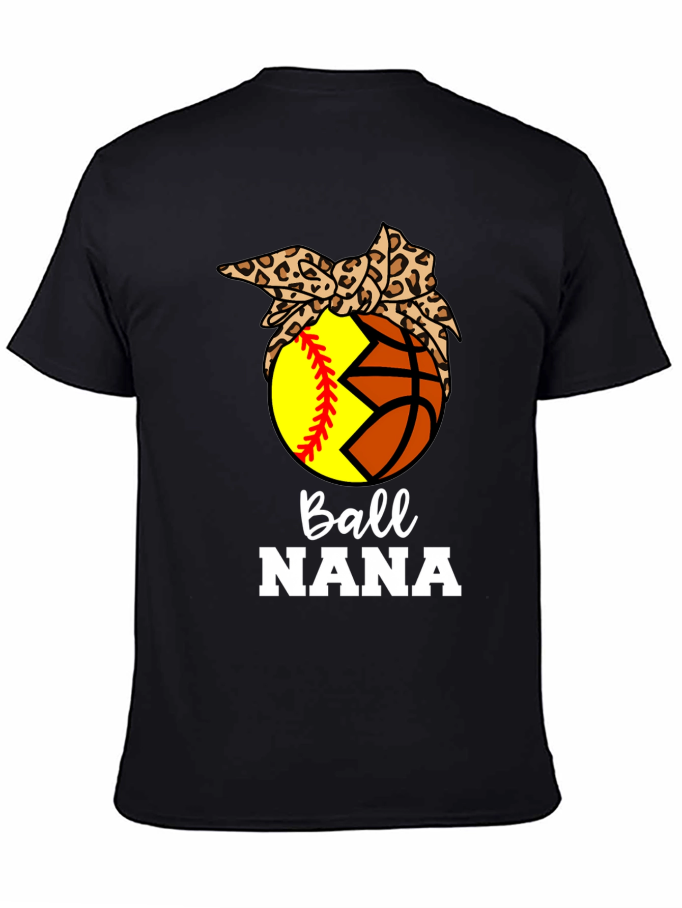 Ball Nana T-Shirt: Softball & Basketball Bandana Tee