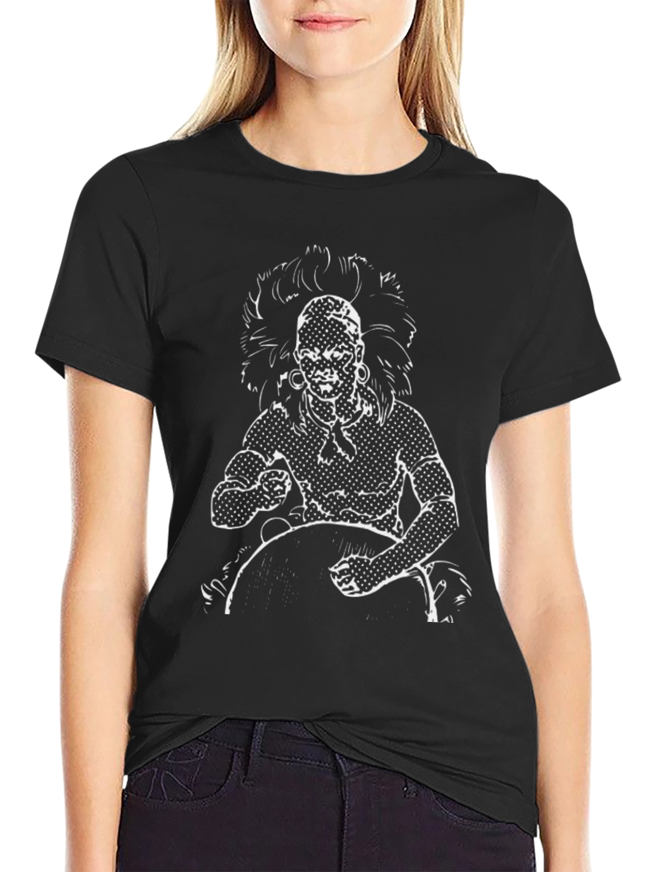 Tribal Drummer Graphic Tee - Bold & Unique