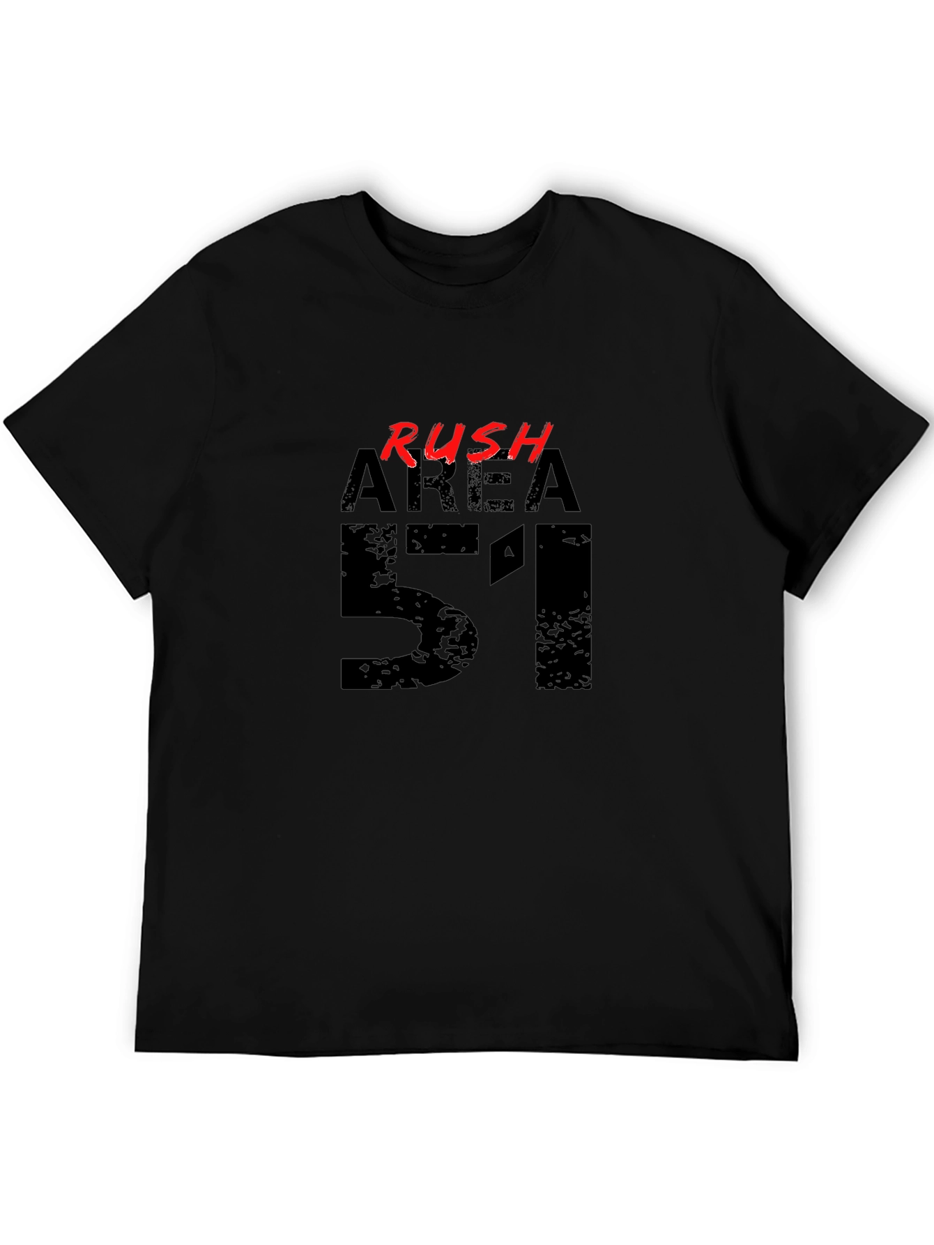 Rush Area 51 Black Graphic T-Shirt