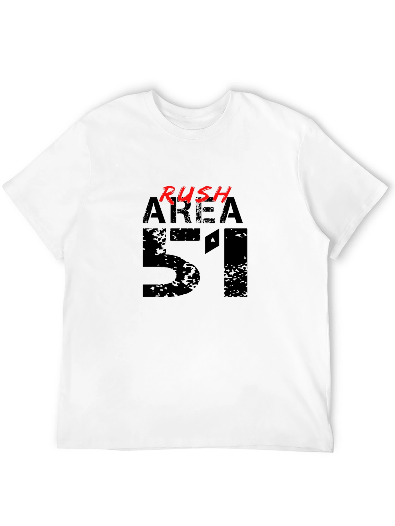 Rush Area 51 Black Graphic T-Shirt