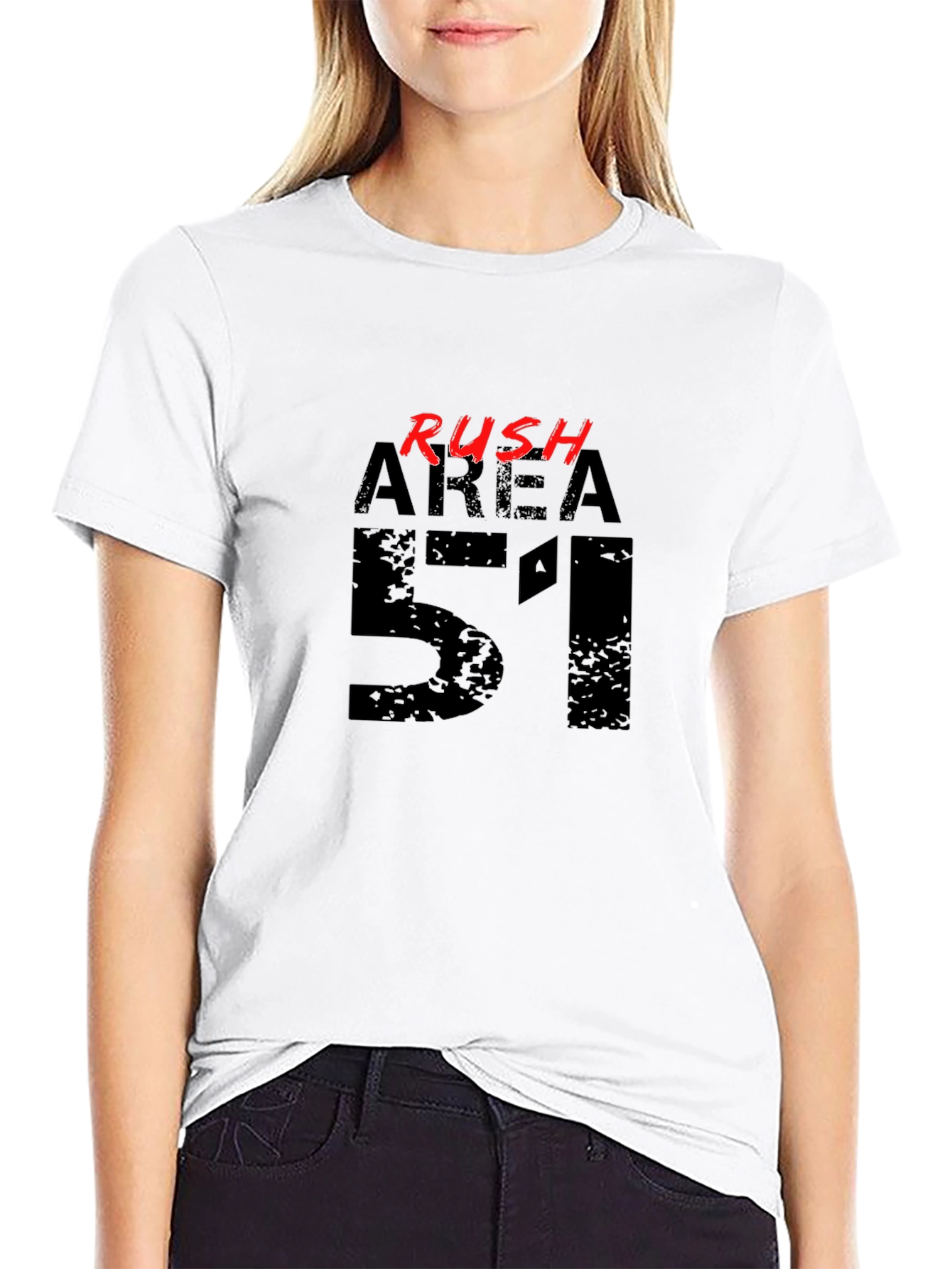 Rush Area 51 Black Graphic T-Shirt