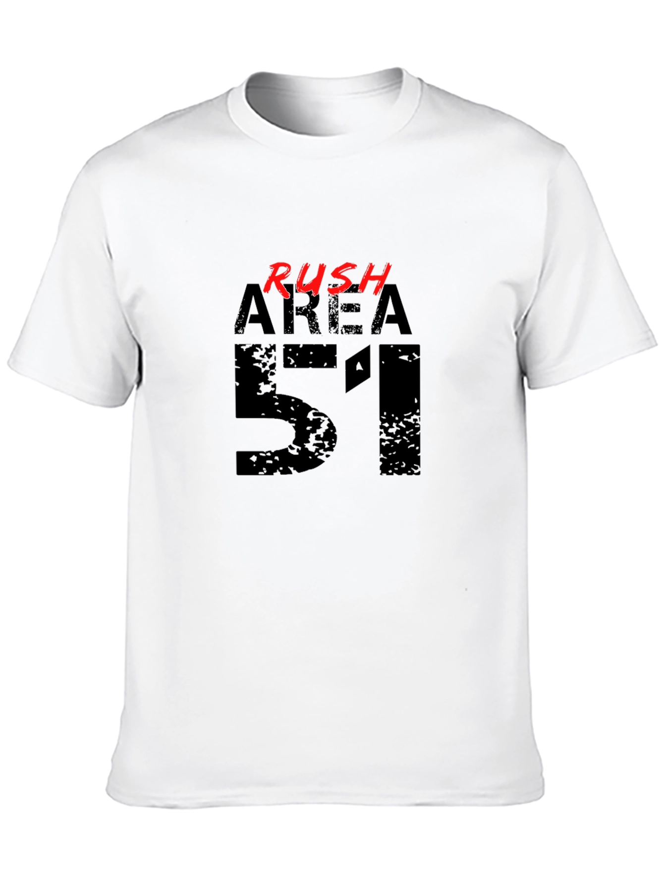 Rush Area 51 Black Graphic T-Shirt