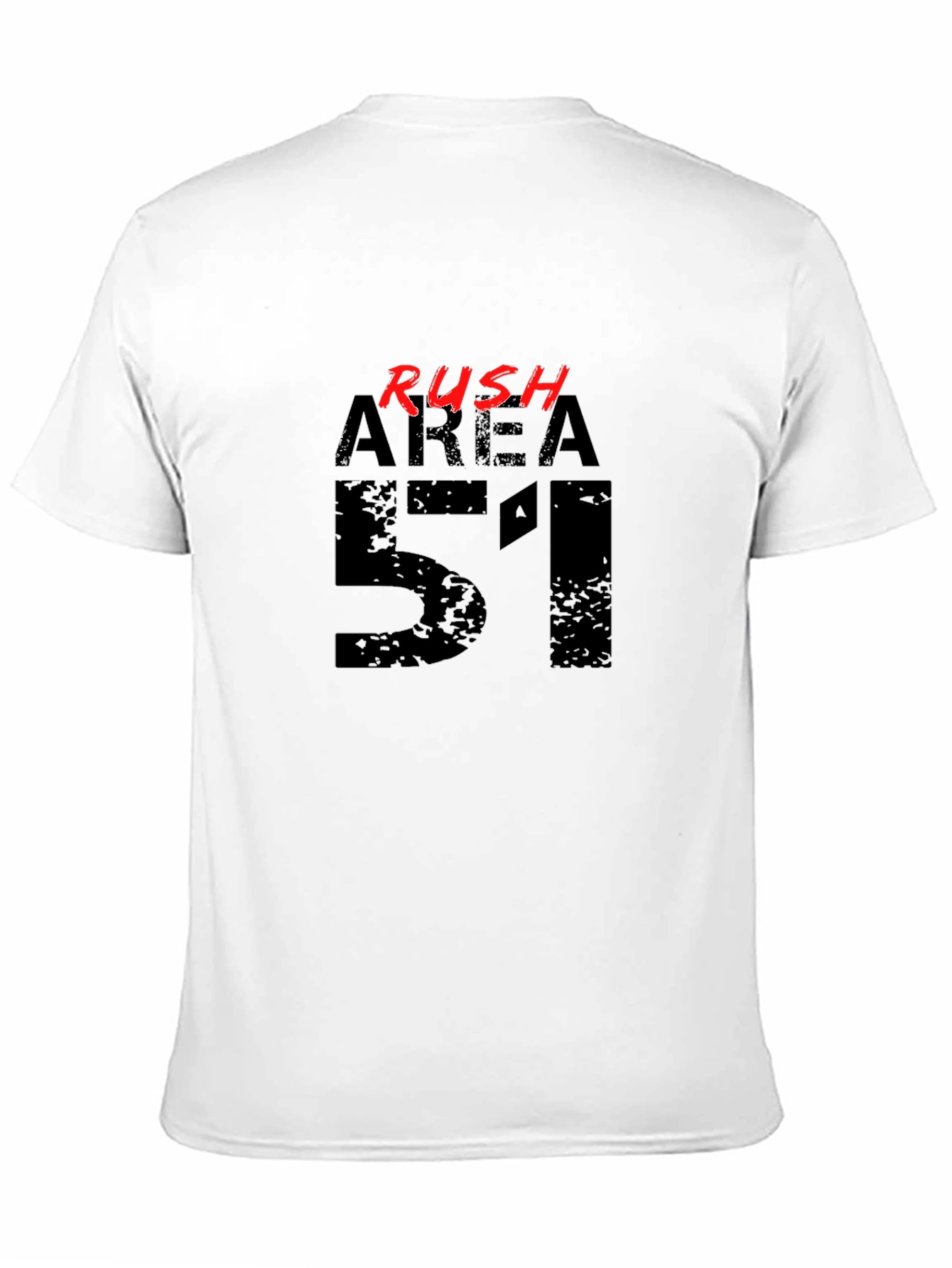 Rush Area 51 Black Graphic T-Shirt