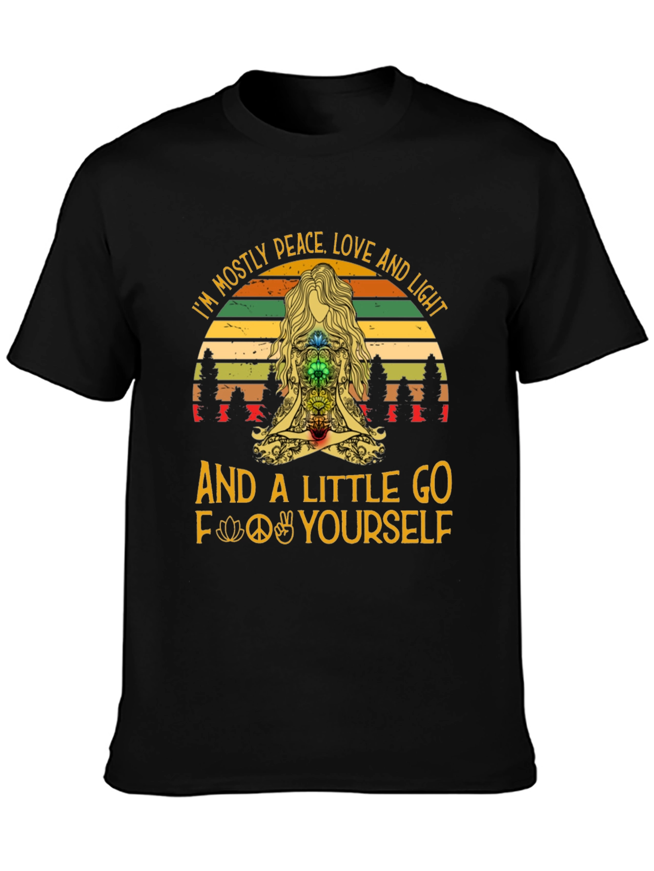 Peace Love and Light Graphic T-Shirt