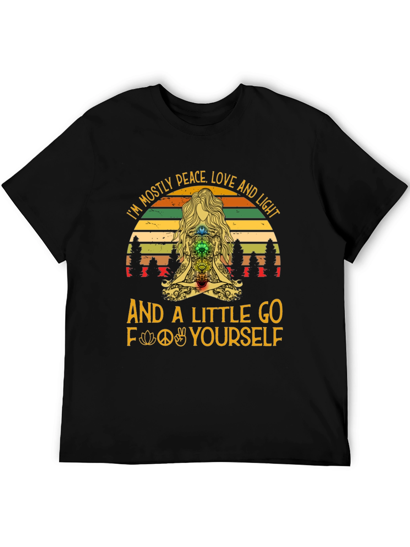 Peace Love and Light Graphic T-Shirt