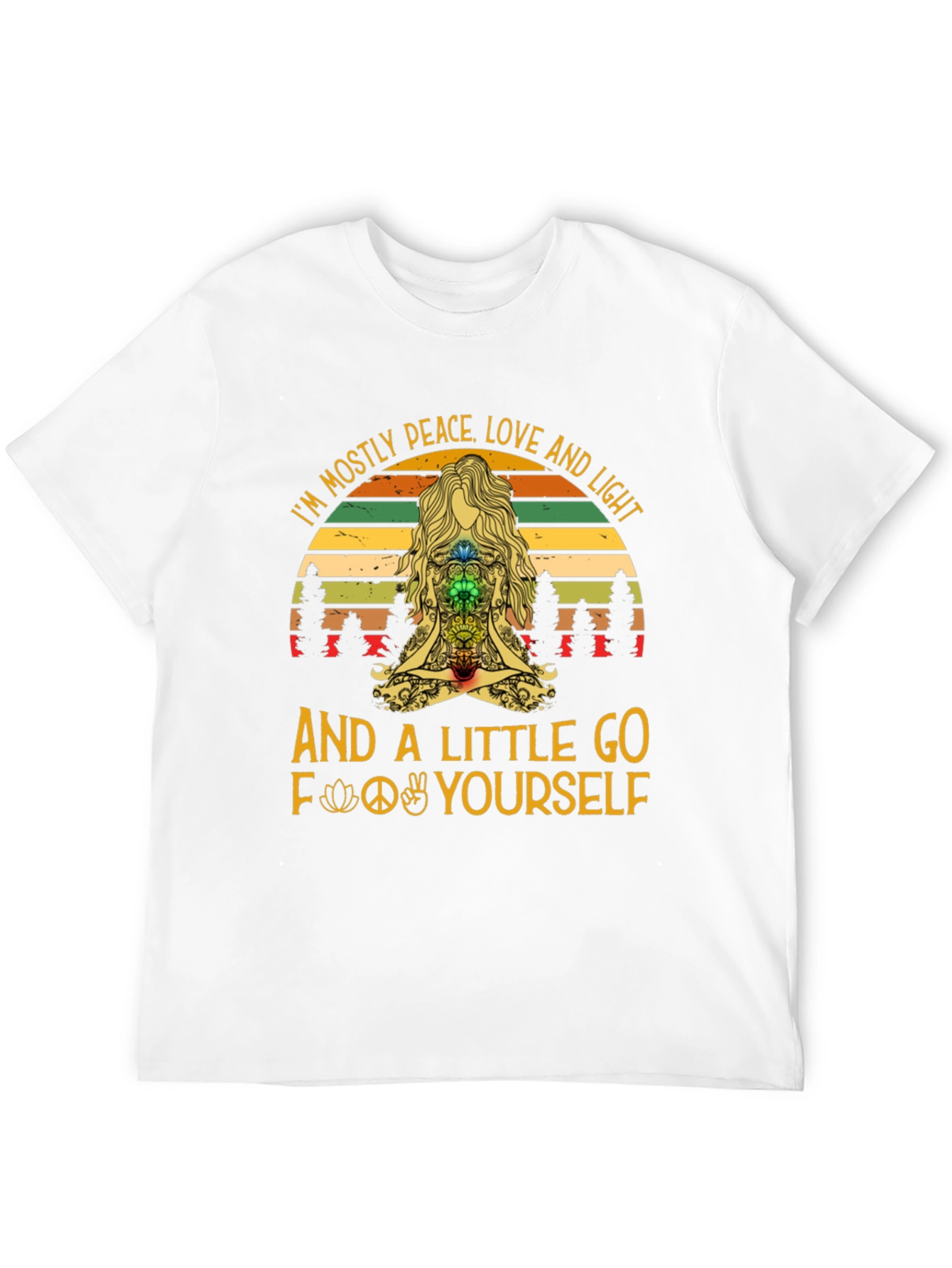 Peace Love and Light Graphic T-Shirt