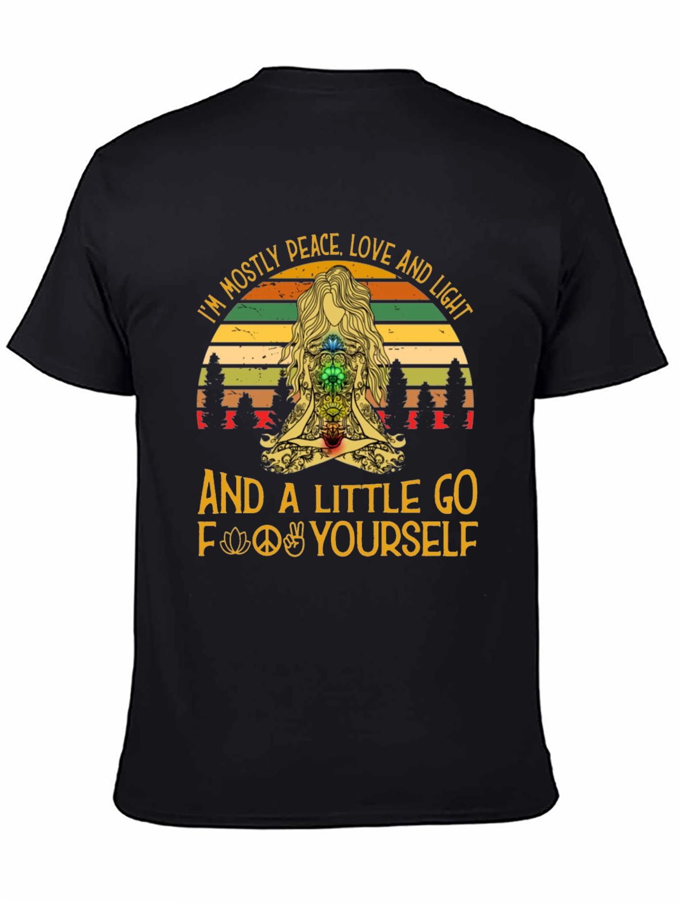 Peace Love and Light Graphic T-Shirt