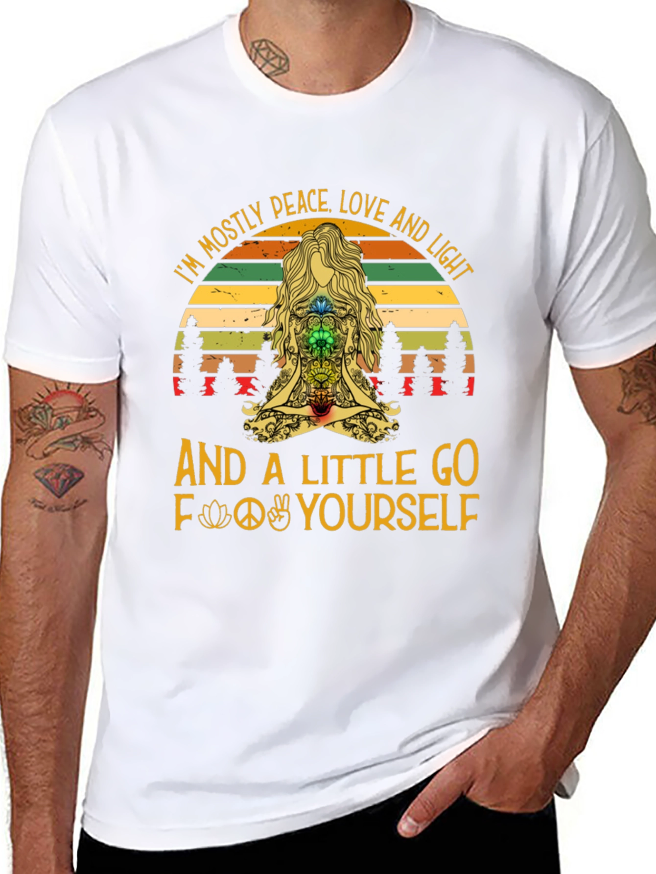 Peace Love and Light Graphic T-Shirt