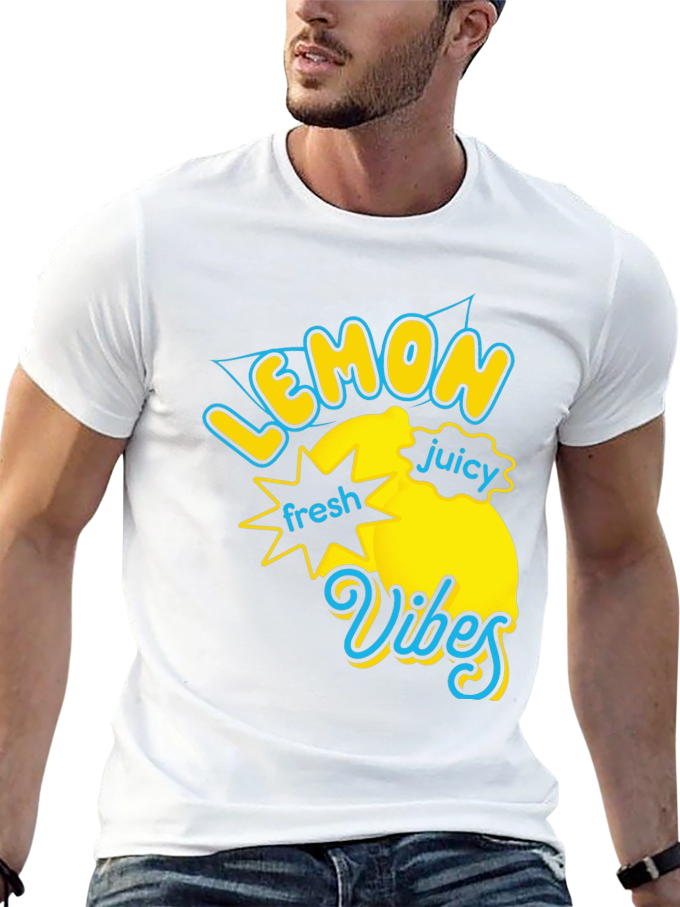 Lemon Fresh Vibes Graphic T-Shirt