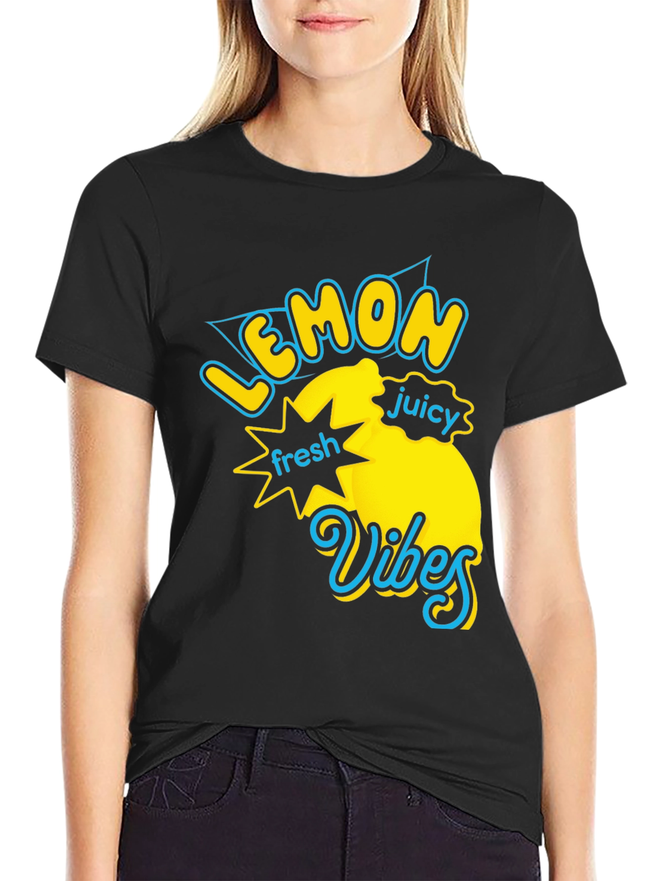 Lemon Fresh Vibes Graphic T-Shirt