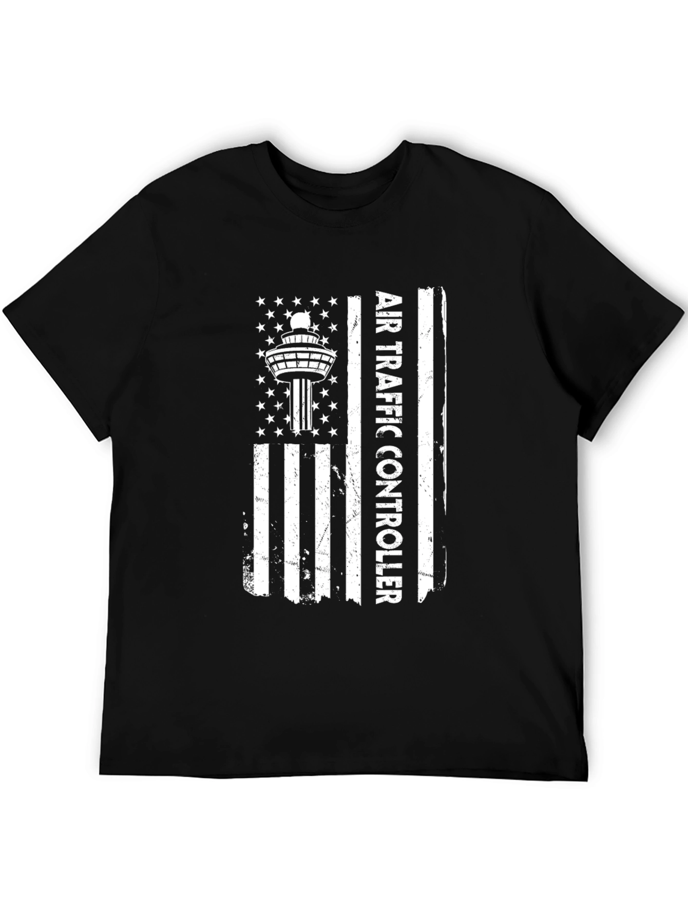 Air Traffic Controller American Flag T-Shirt