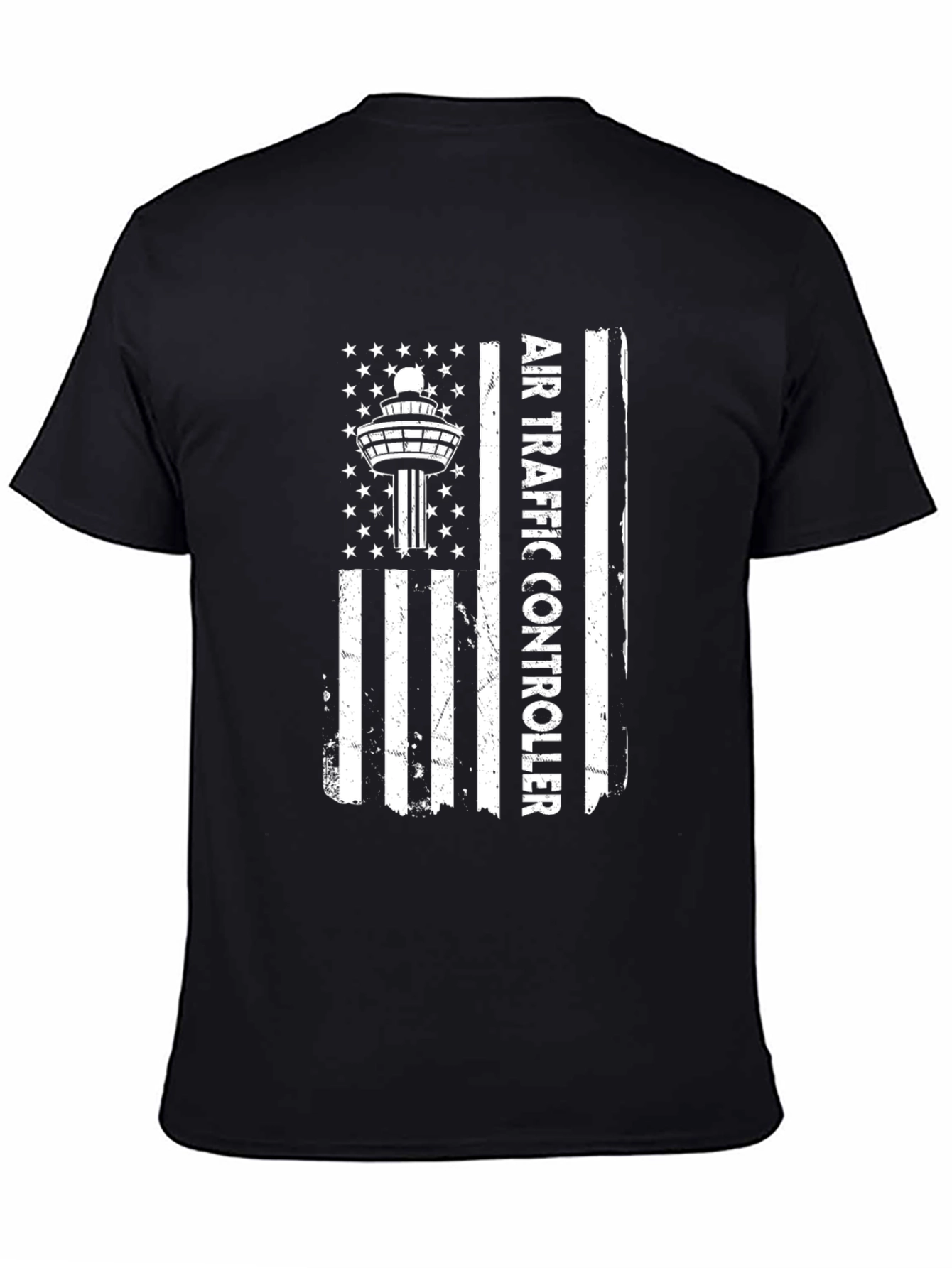 Air Traffic Controller American Flag T-Shirt