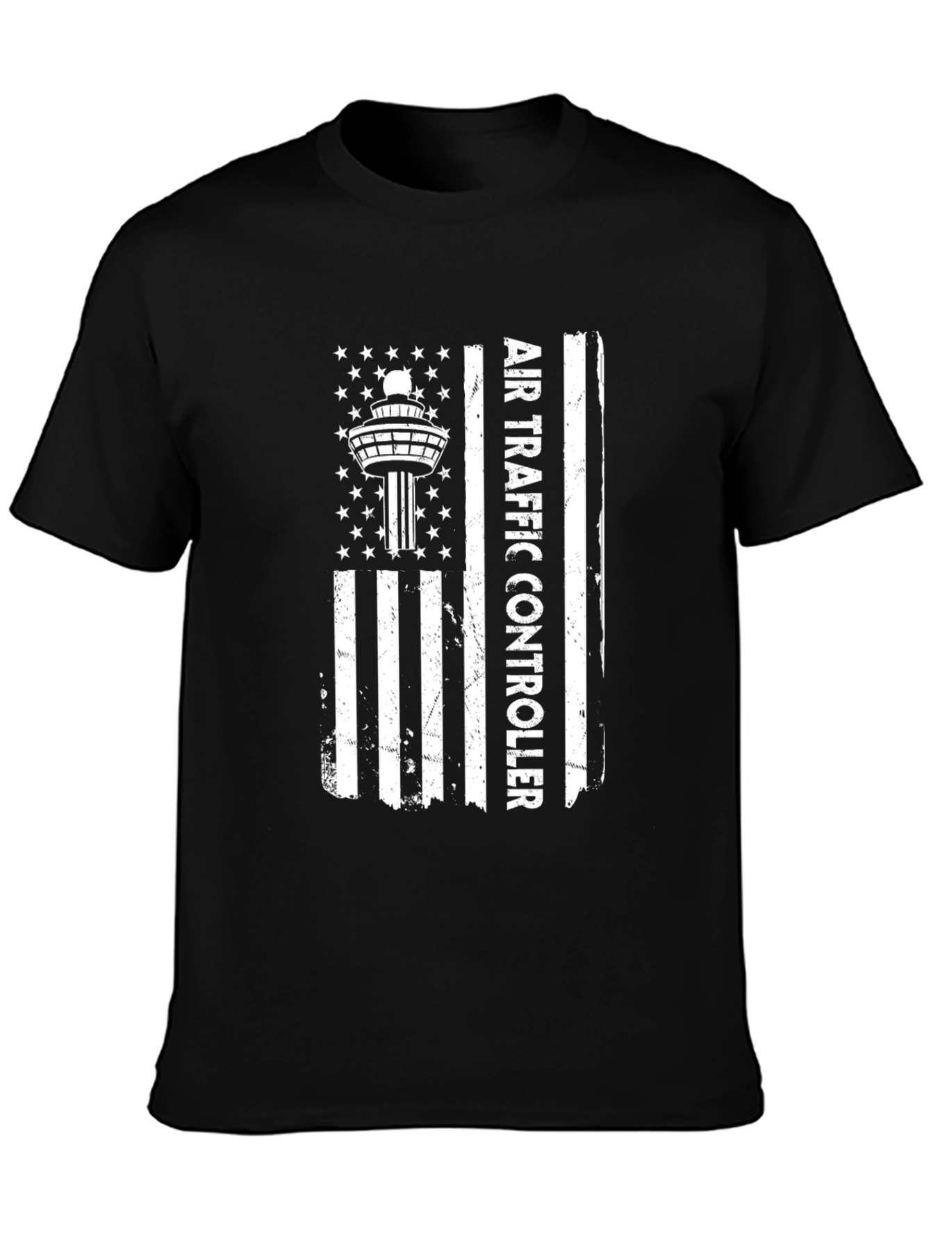 Air Traffic Controller American Flag T-Shirt