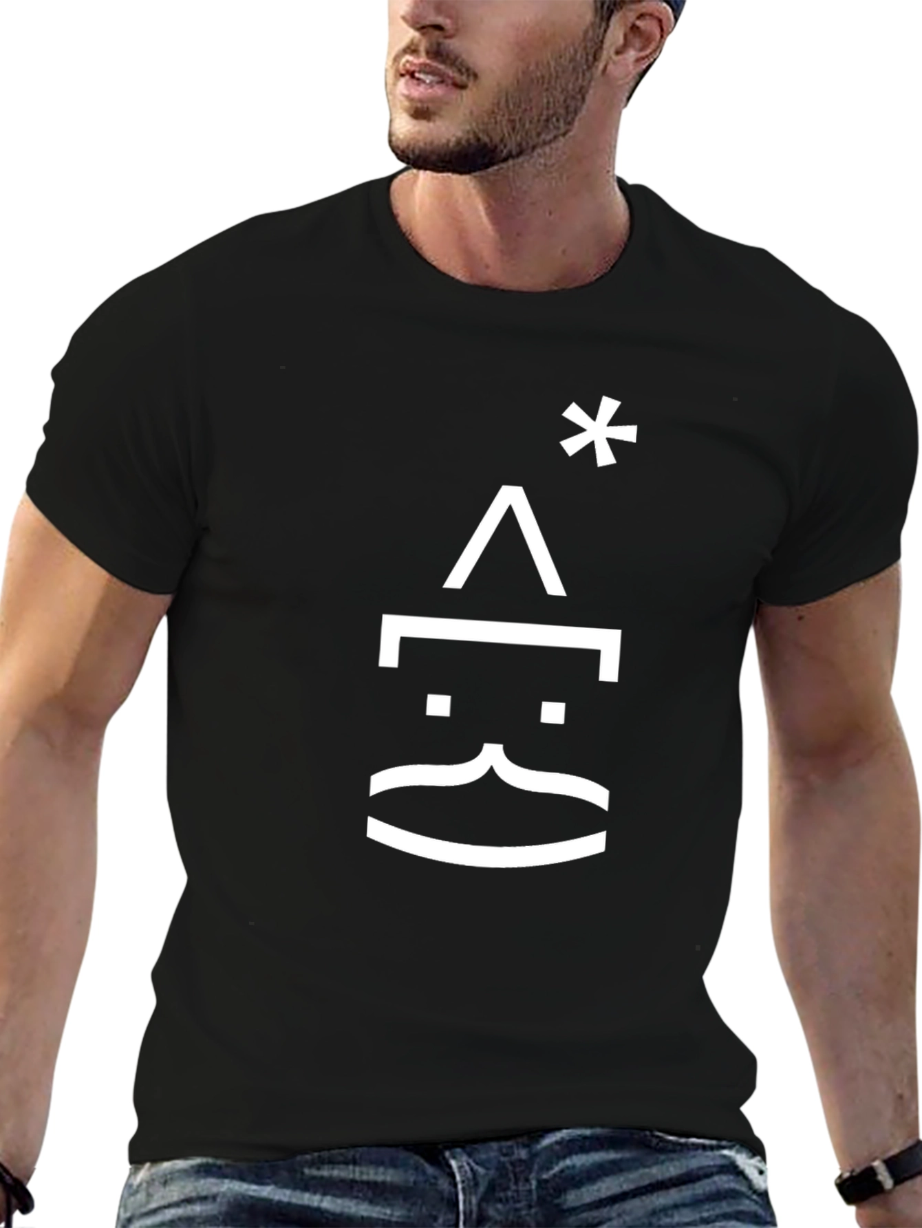 ASCII Santa T-Shirt - Holiday Humor Tee