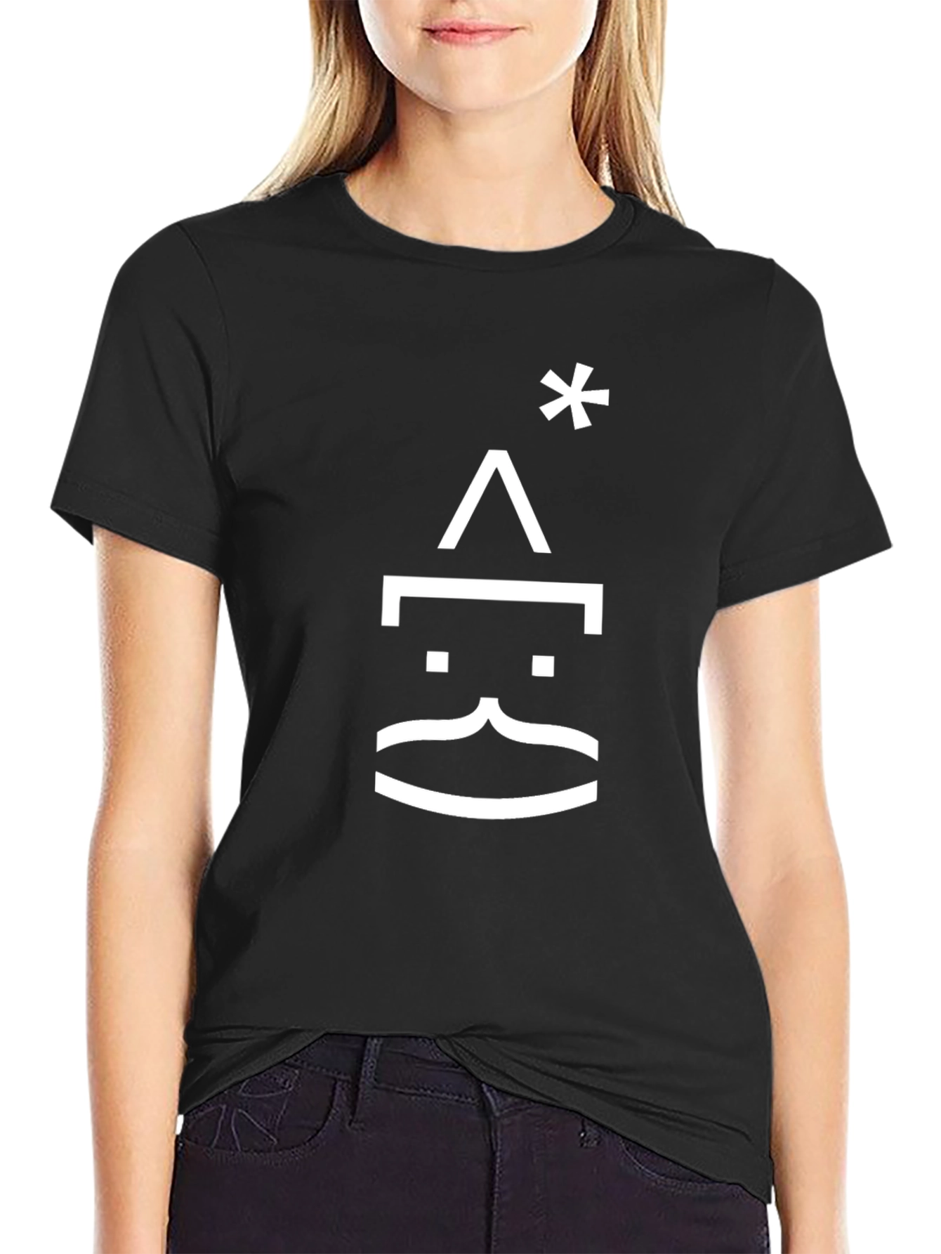 ASCII Santa T-Shirt - Holiday Humor Tee