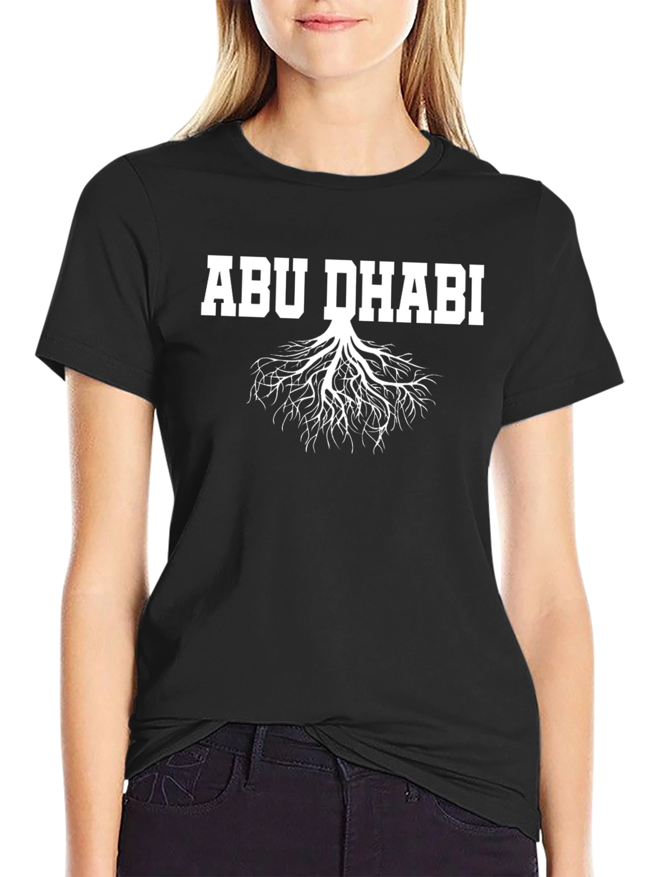 Abu Dhabi Roots Black T-Shirt
