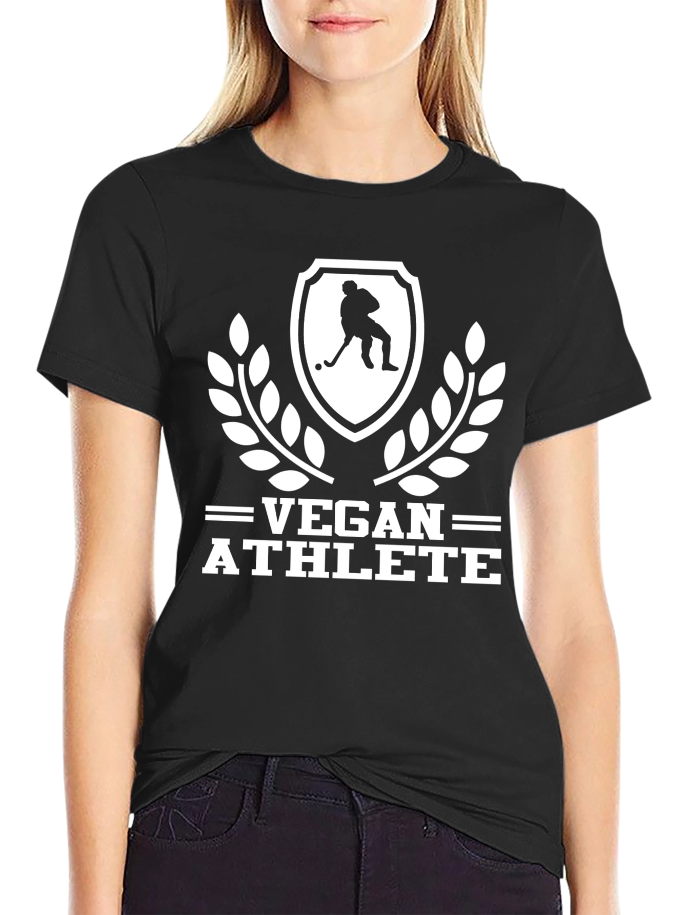 Vegan Athlete Hockey T-Shirt - Sporty & Stylish