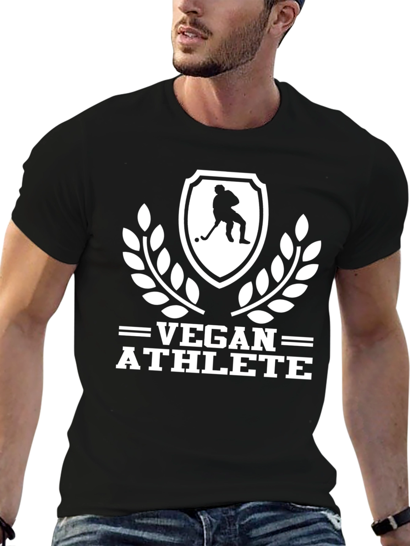 Vegan Athlete Hockey T-Shirt - Sporty & Stylish