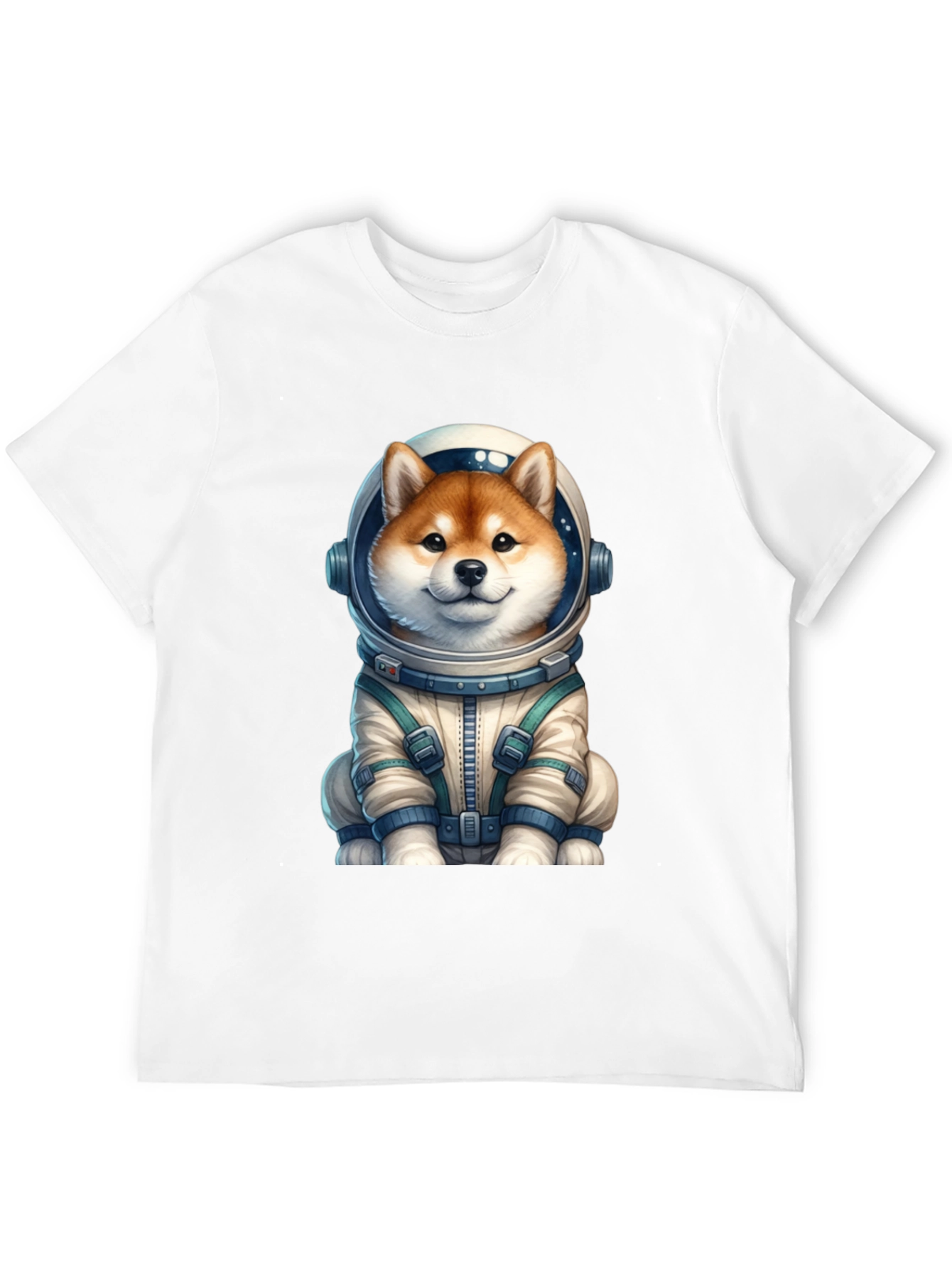Astronaut Shiba Inu T-Shirt - Space Dog Tee