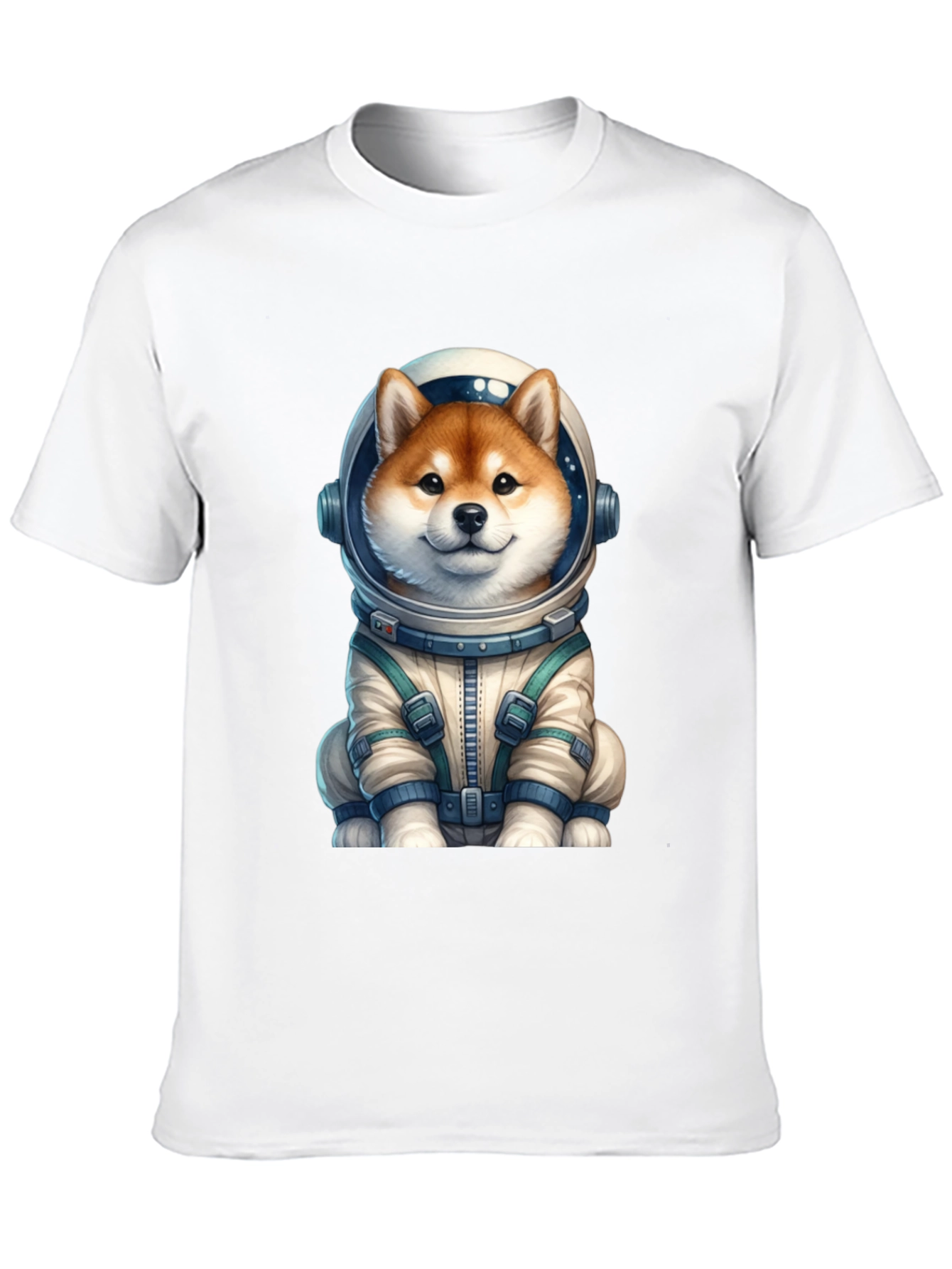 Astronaut Shiba Inu T-Shirt - Space Dog Tee