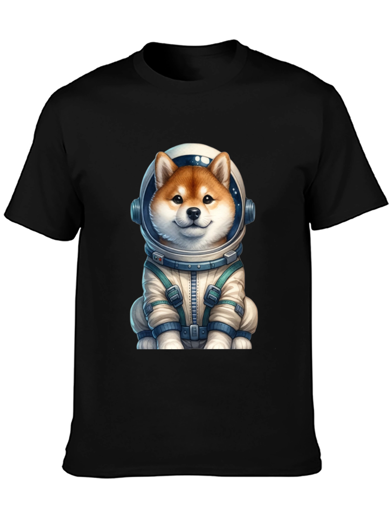 Astronaut Shiba Inu T-Shirt - Space Dog Tee