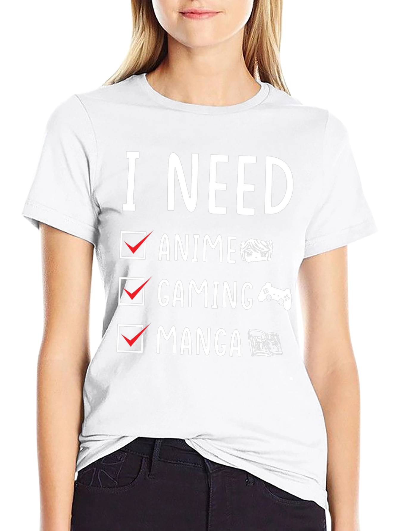 I Need Anime Gaming Manga T-Shirt