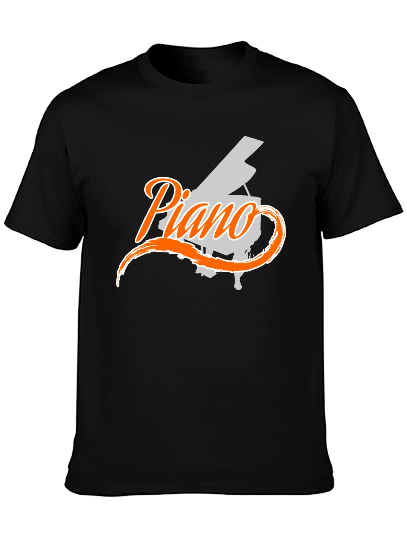 Piano Graphic T-Shirt - Music Lover Tee