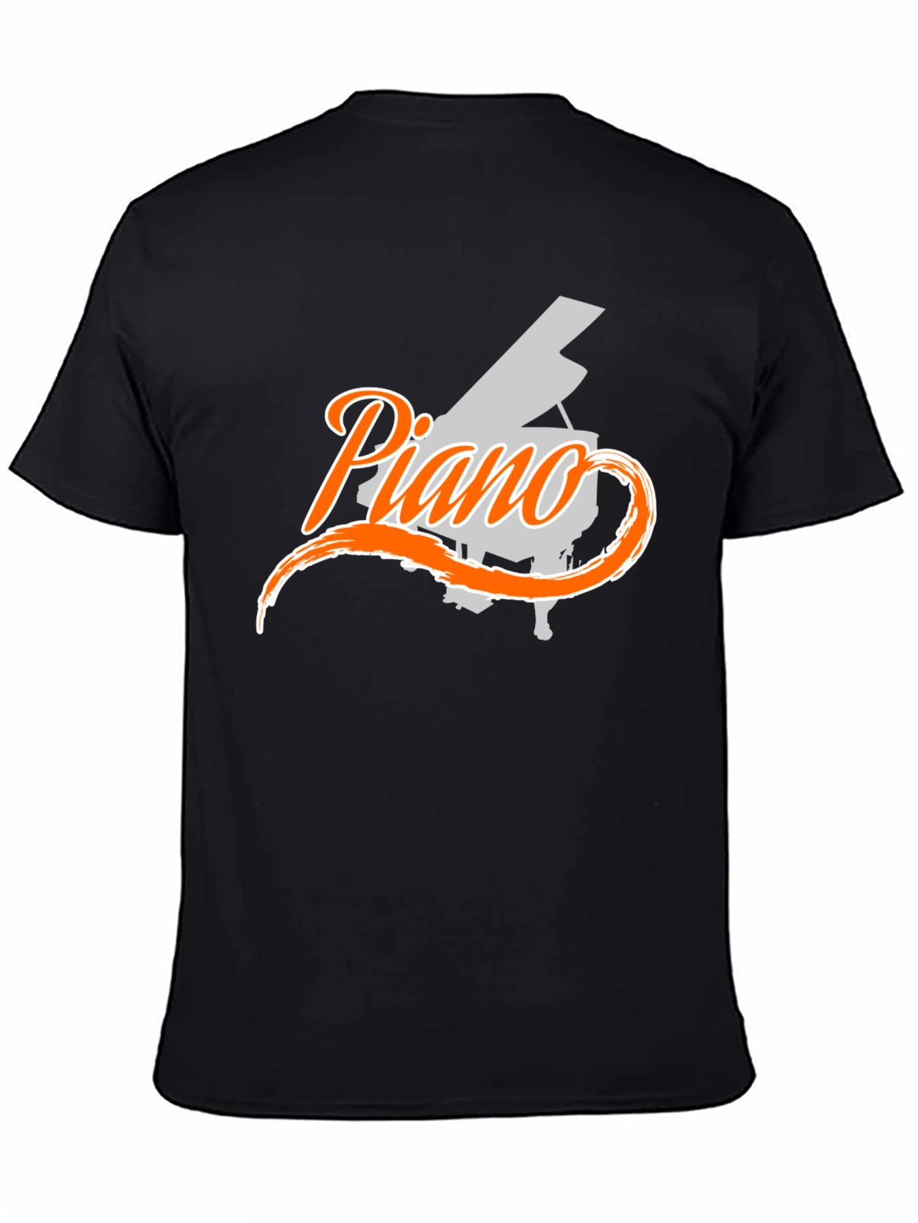 Piano Graphic T-Shirt - Music Lover Tee