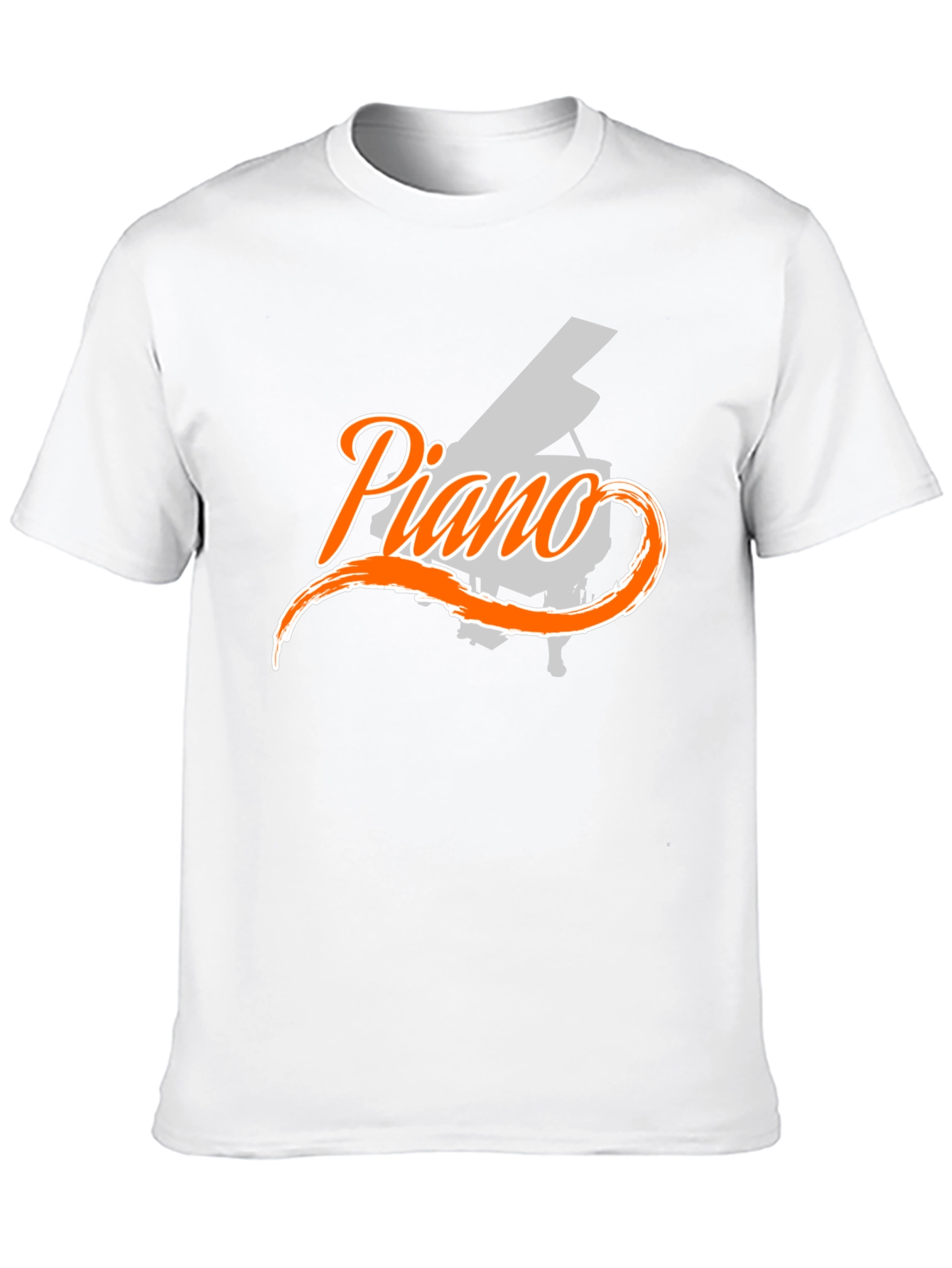 Piano Graphic T-Shirt - Music Lover Tee