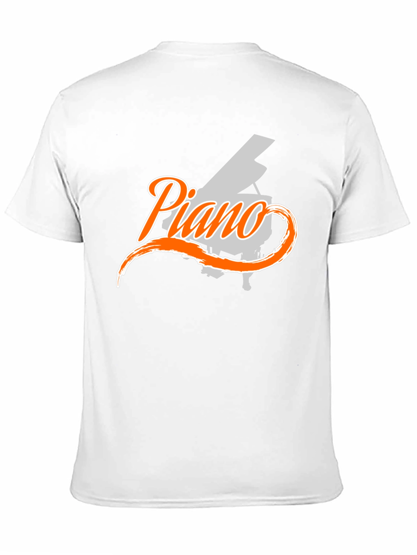 Piano Graphic T-Shirt - Music Lover Tee