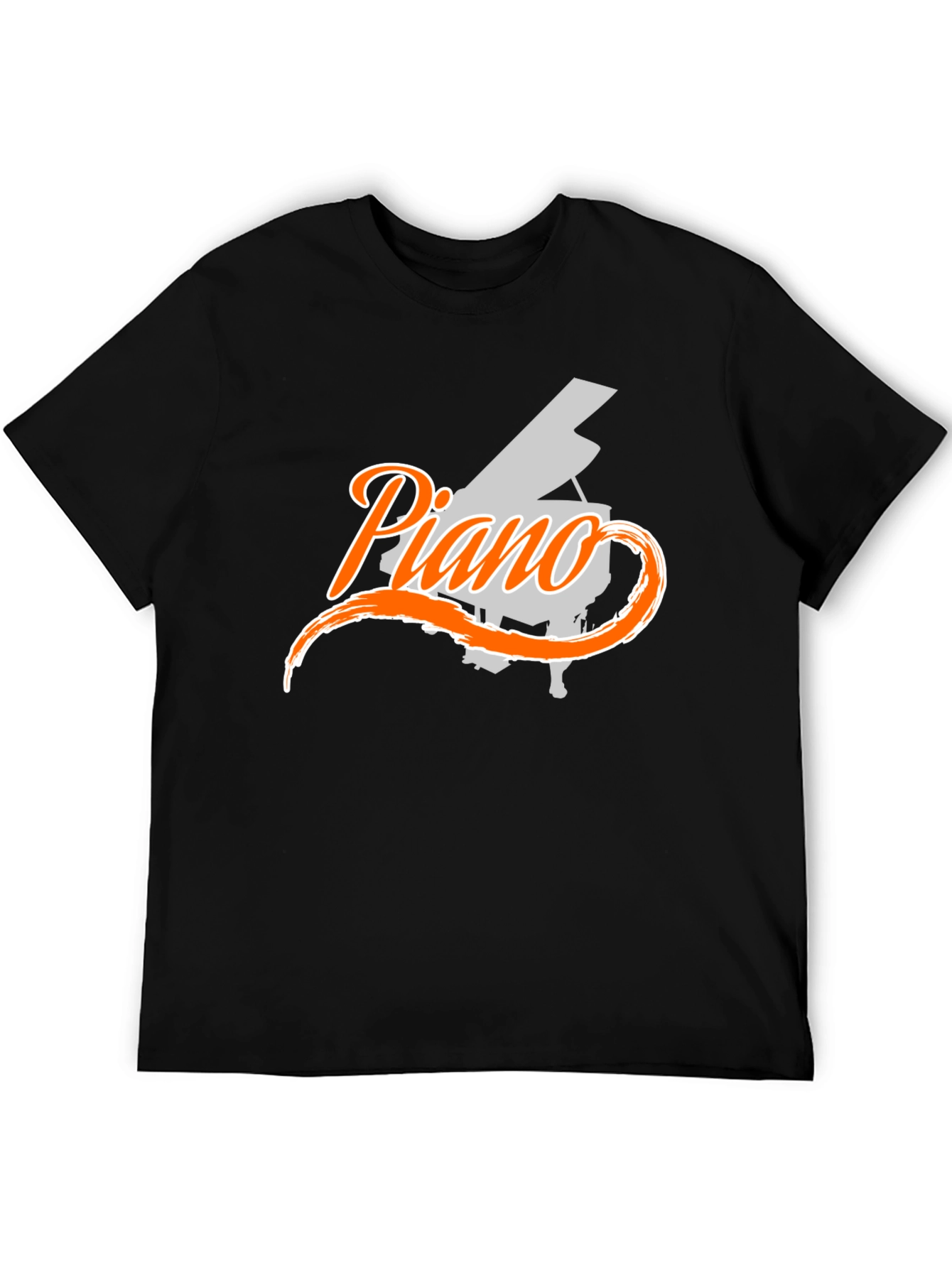 Piano Graphic T-Shirt - Music Lover Tee