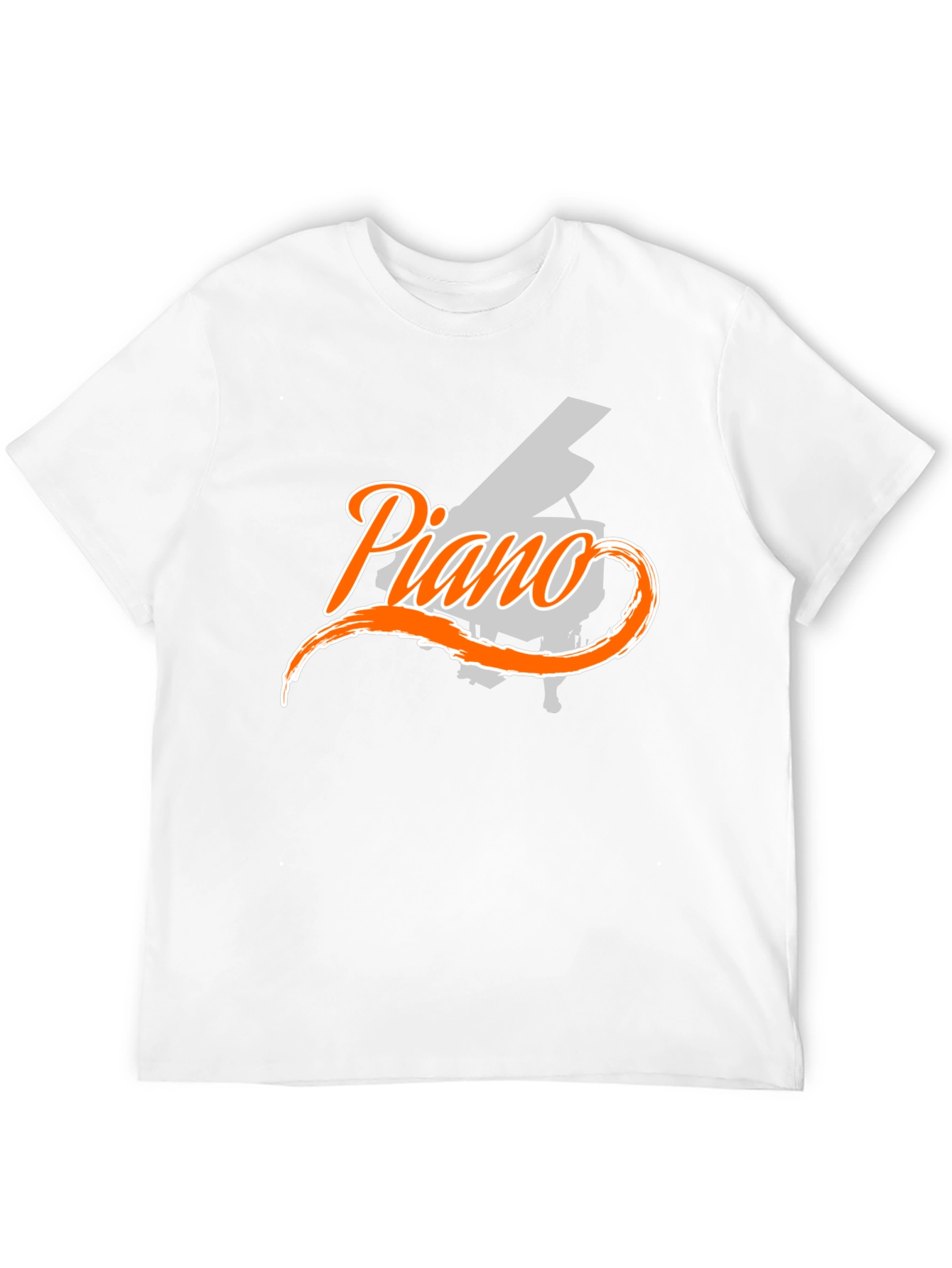 Piano Graphic T-Shirt - Music Lover Tee