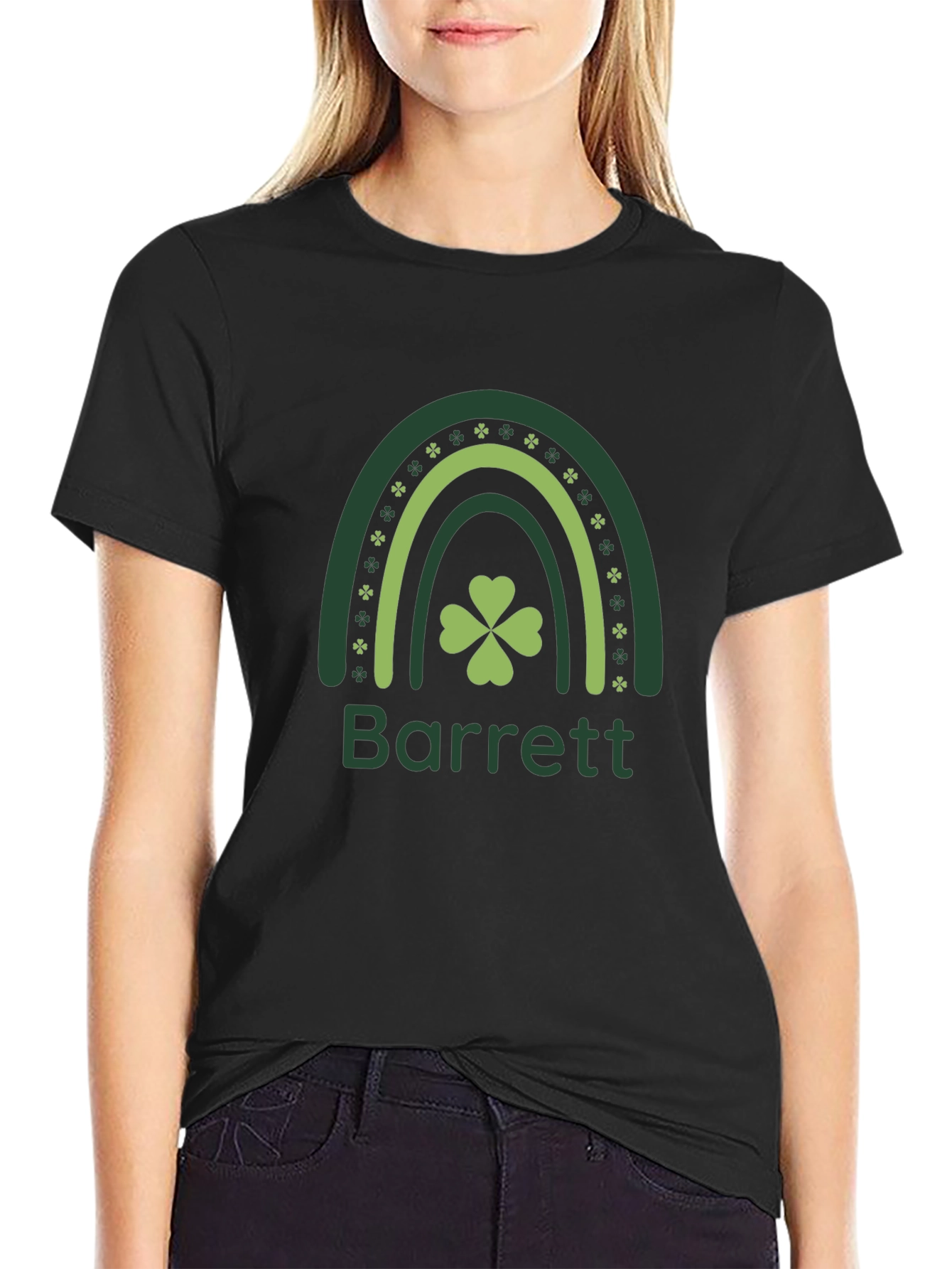 Lucky Rainbow Barrett St. Patricks Day T-Shirt