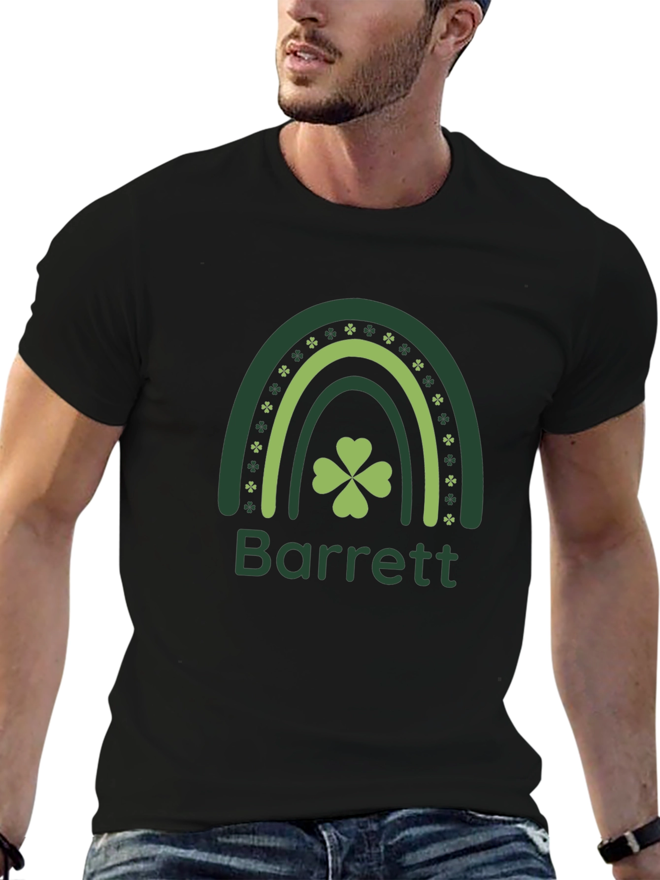 Lucky Rainbow Barrett St. Patricks Day T-Shirt