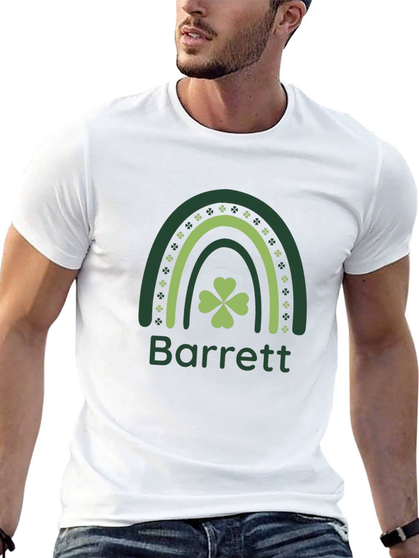 Lucky Rainbow Barrett St. Patricks Day T-Shirt