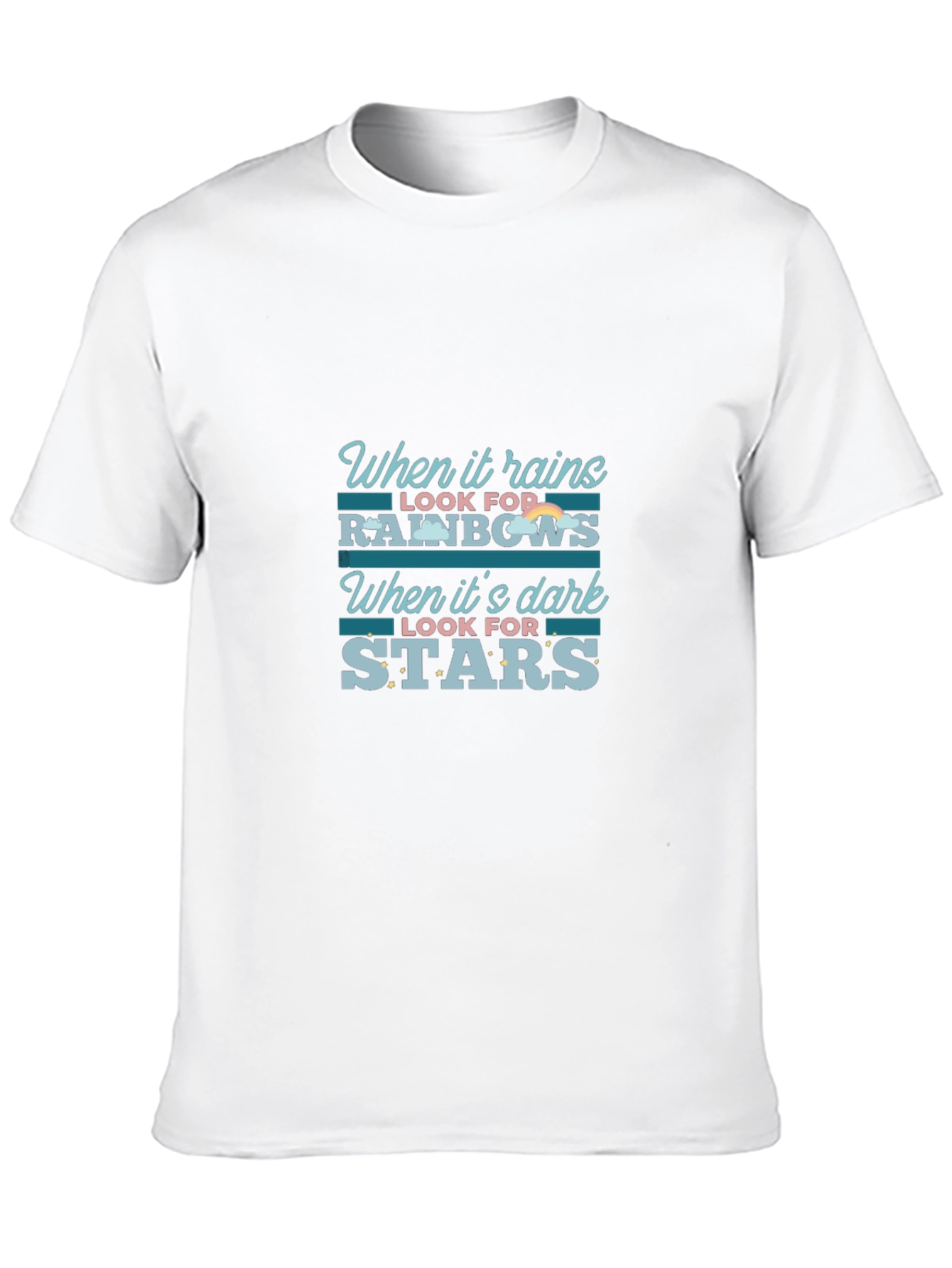 Inspirational Rainbows and Stars T-Shirt