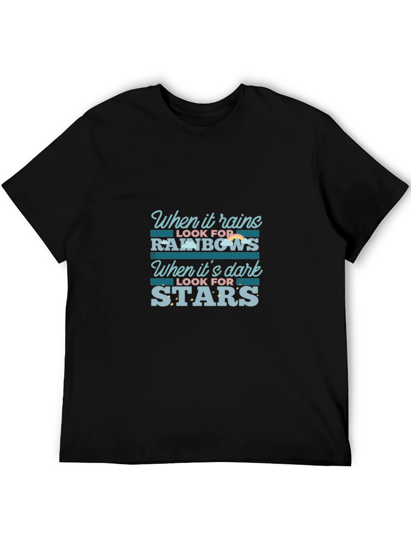 Inspirational Rainbows and Stars T-Shirt