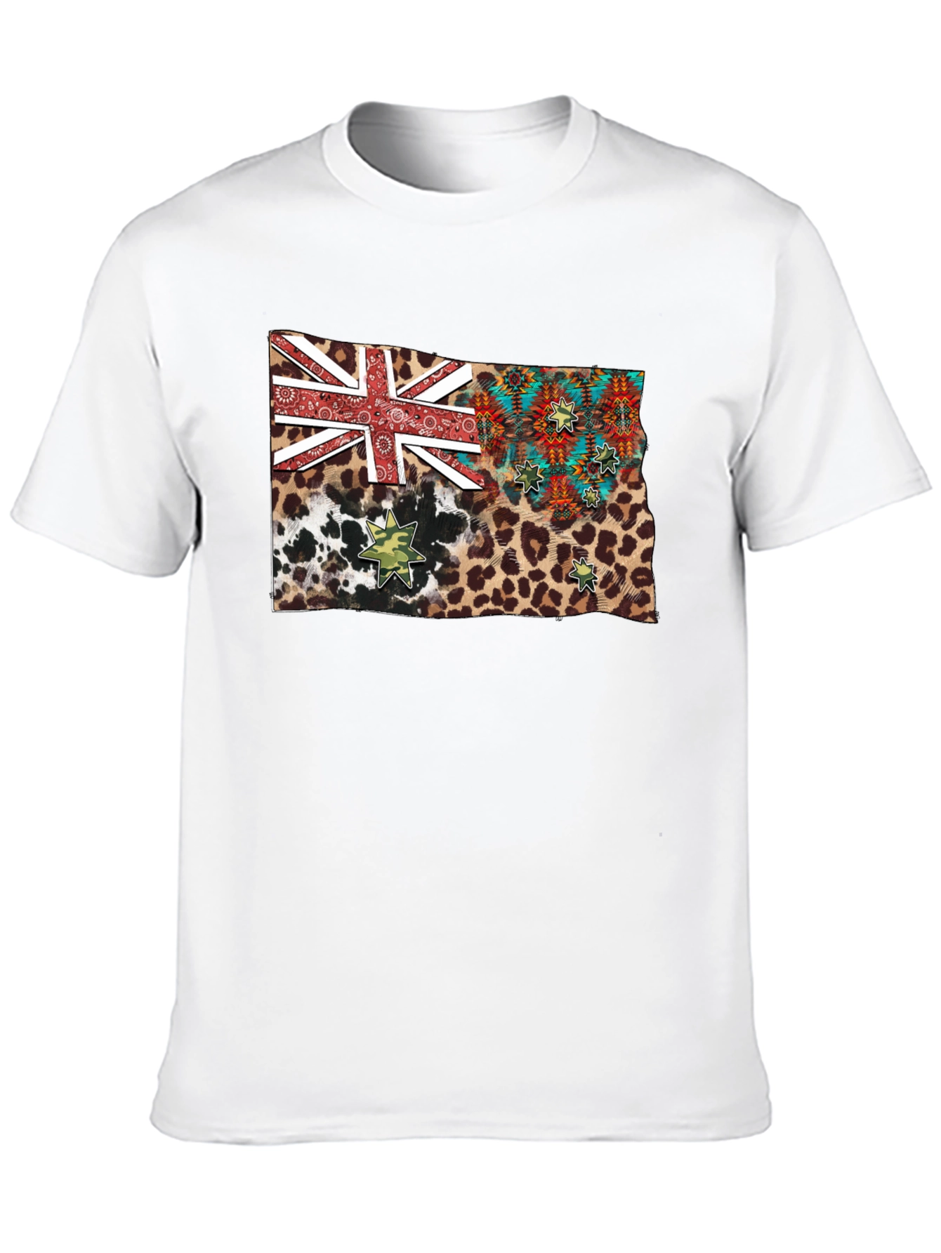 Novelty Print Black T-Shirt