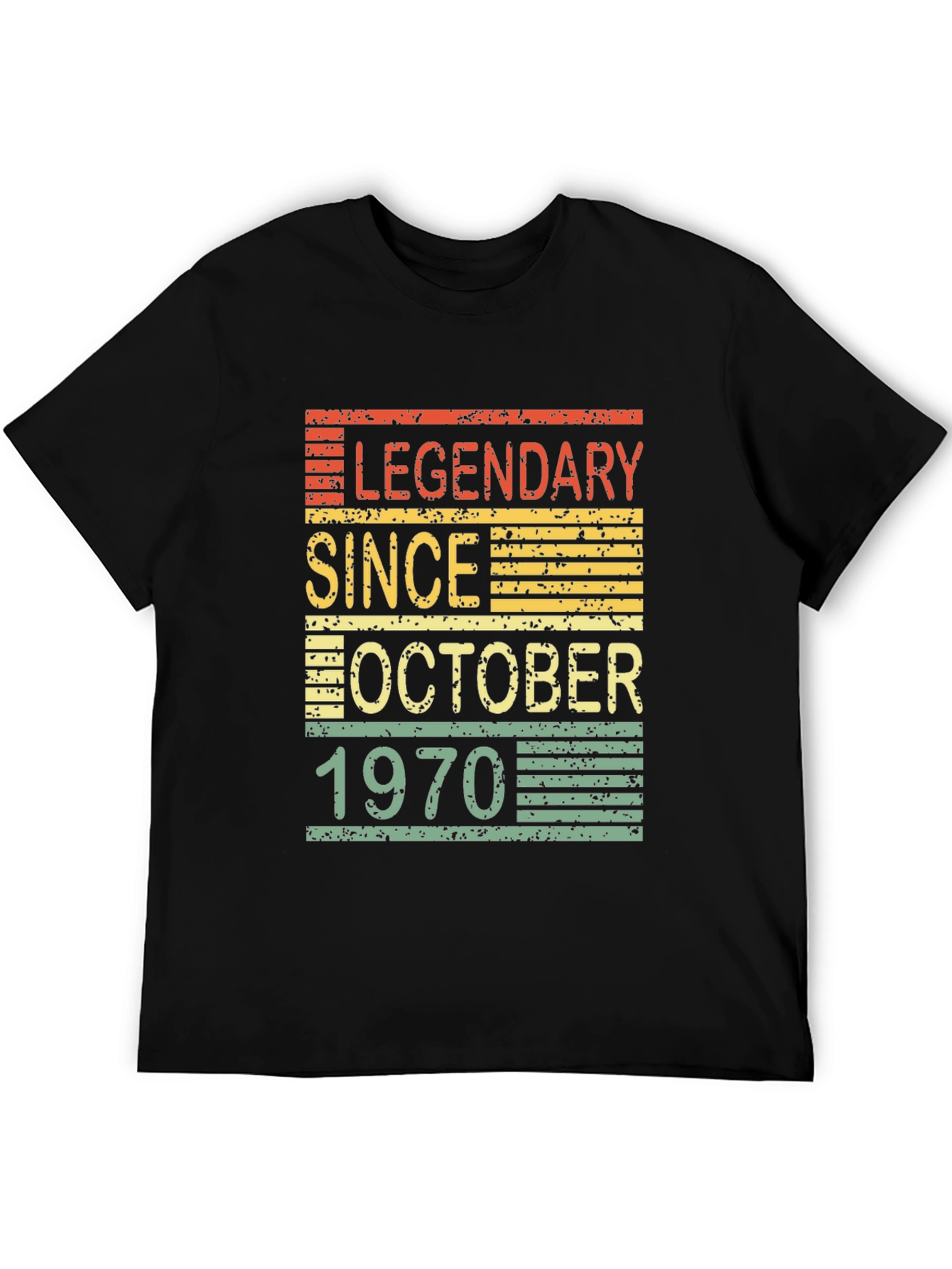 Legendary Since October 1970 Birthday T-Shirt