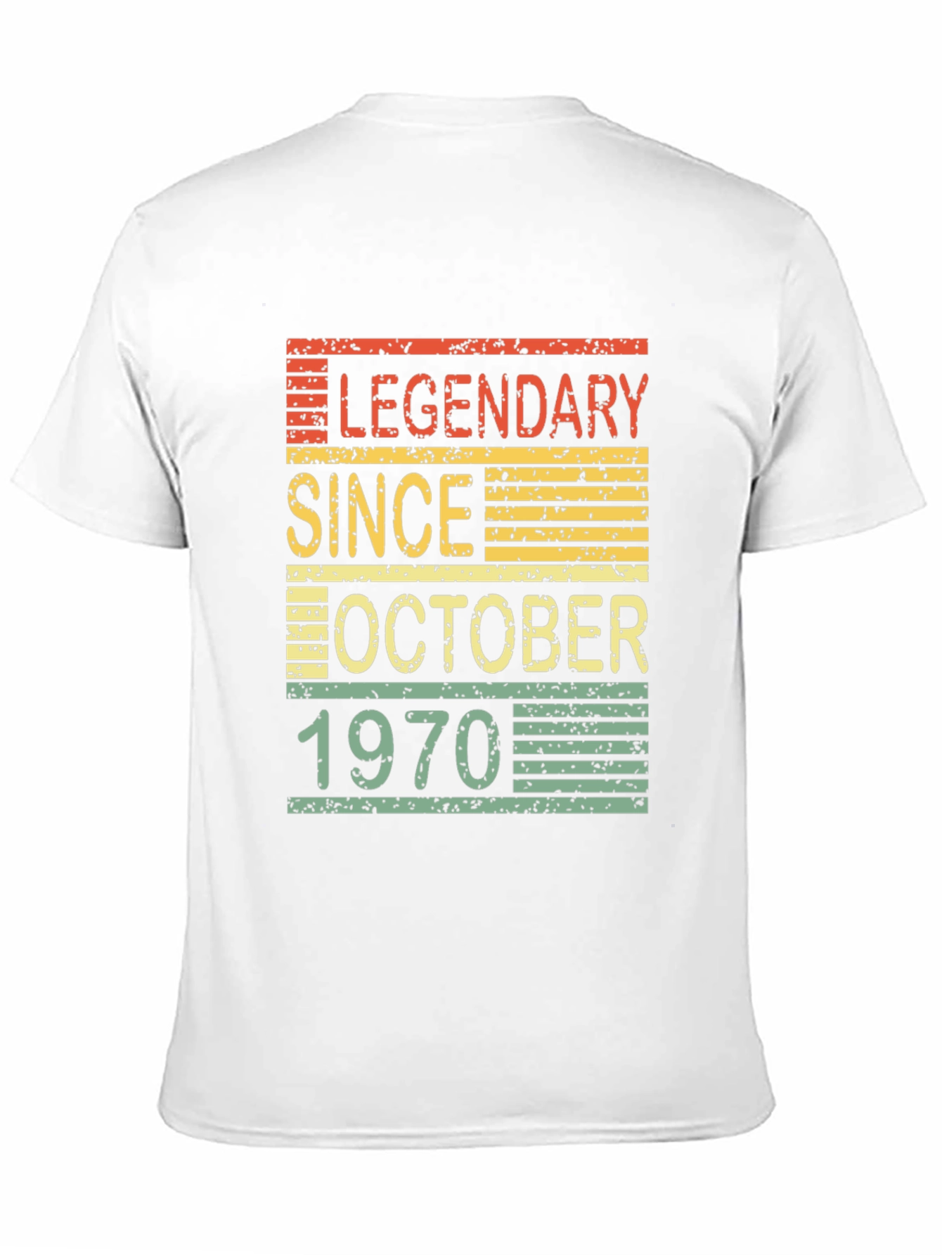 Legendary Since October 1970 Birthday T-Shirt