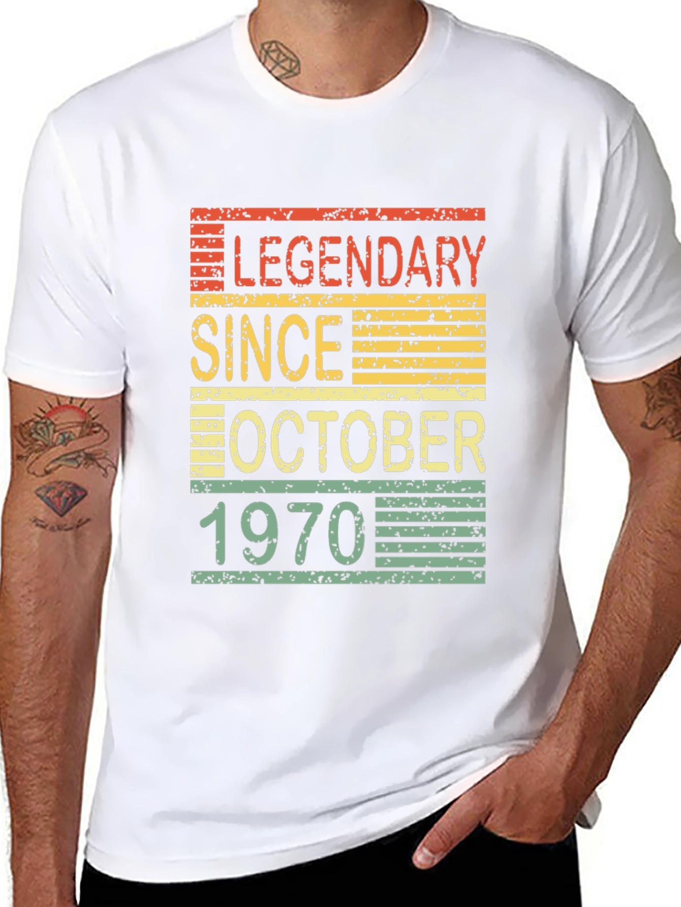 Legendary Since October 1970 Birthday T-Shirt