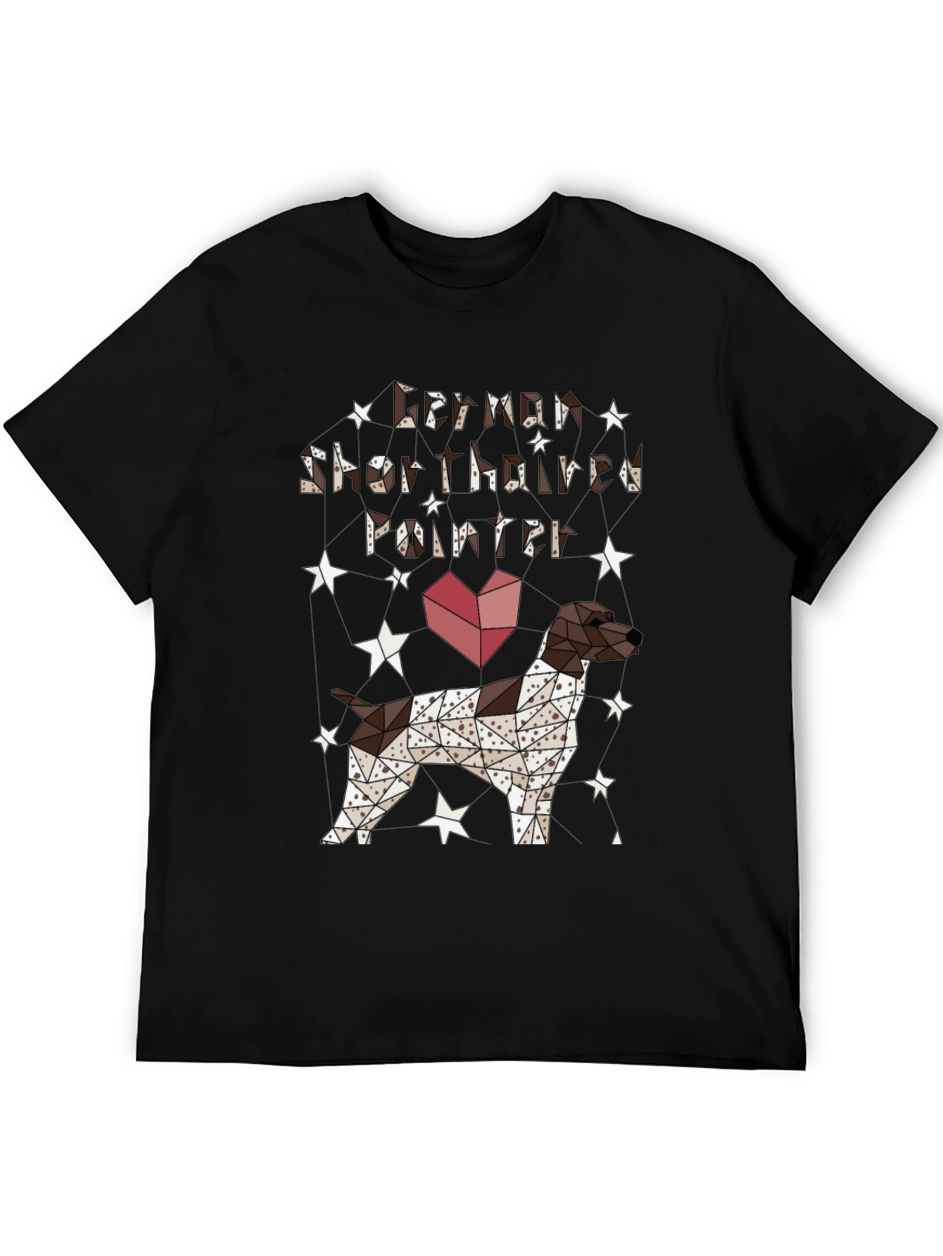Geometric German Shorthaired Pointer T-Shirt